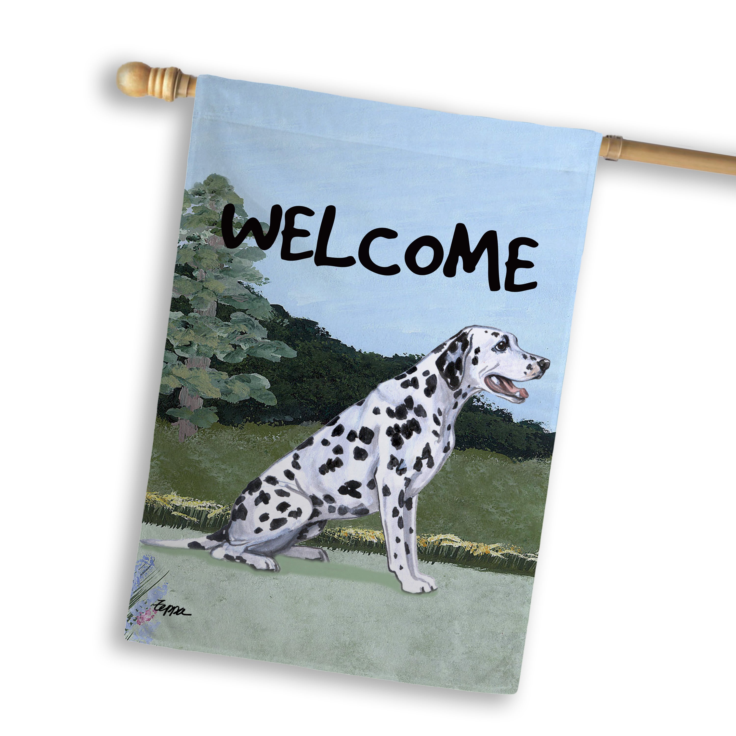 Dalmatian House Flag