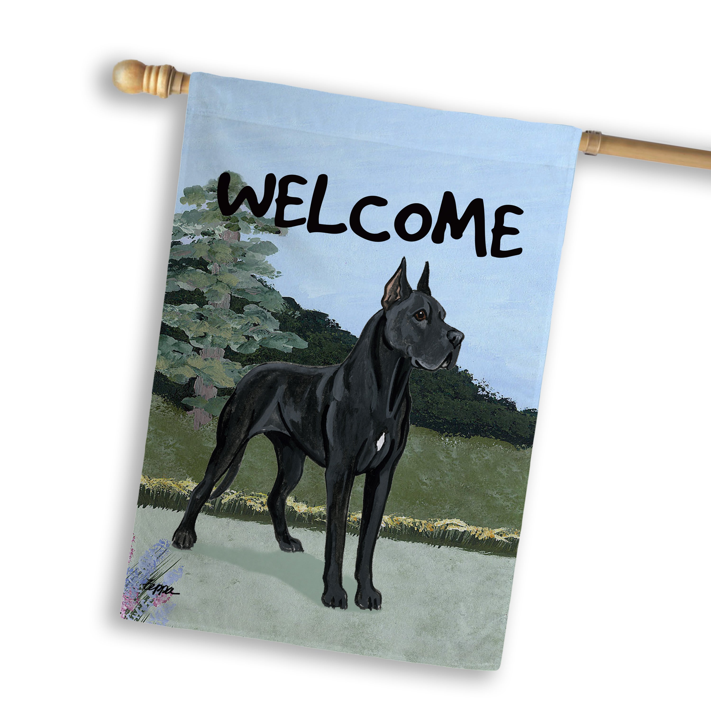 Great Dane House Flag