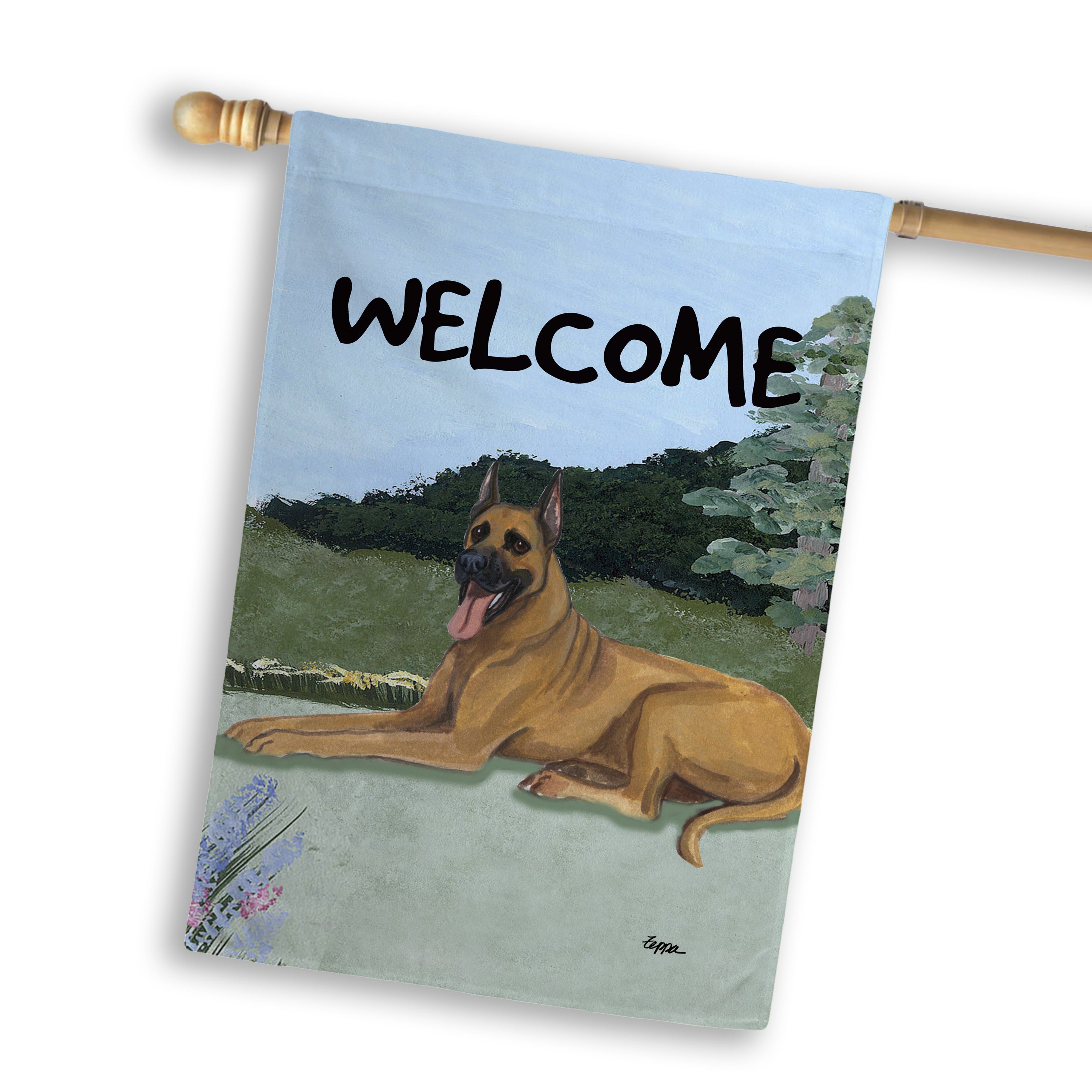 Great Dane House Flag