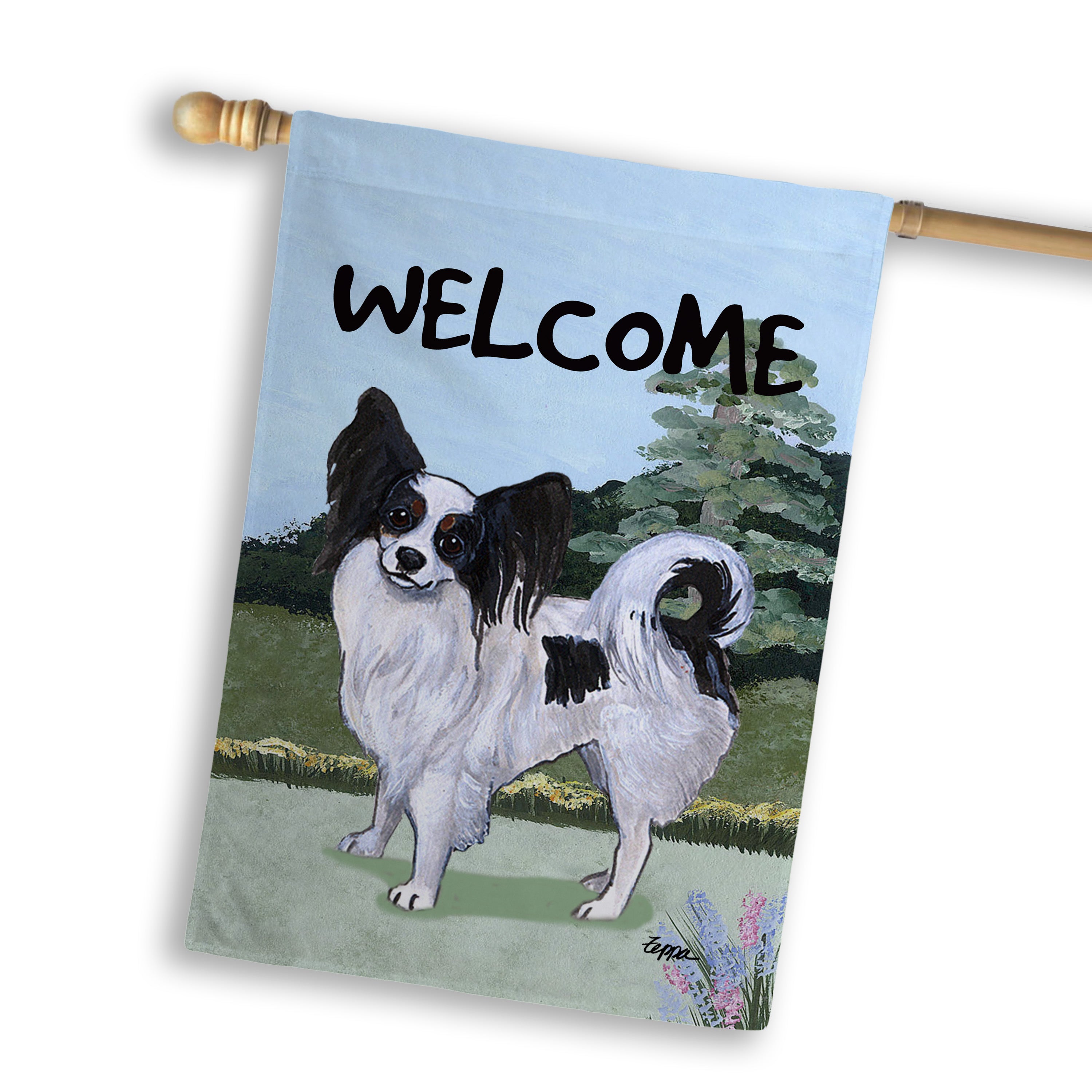 Papillon House Flag