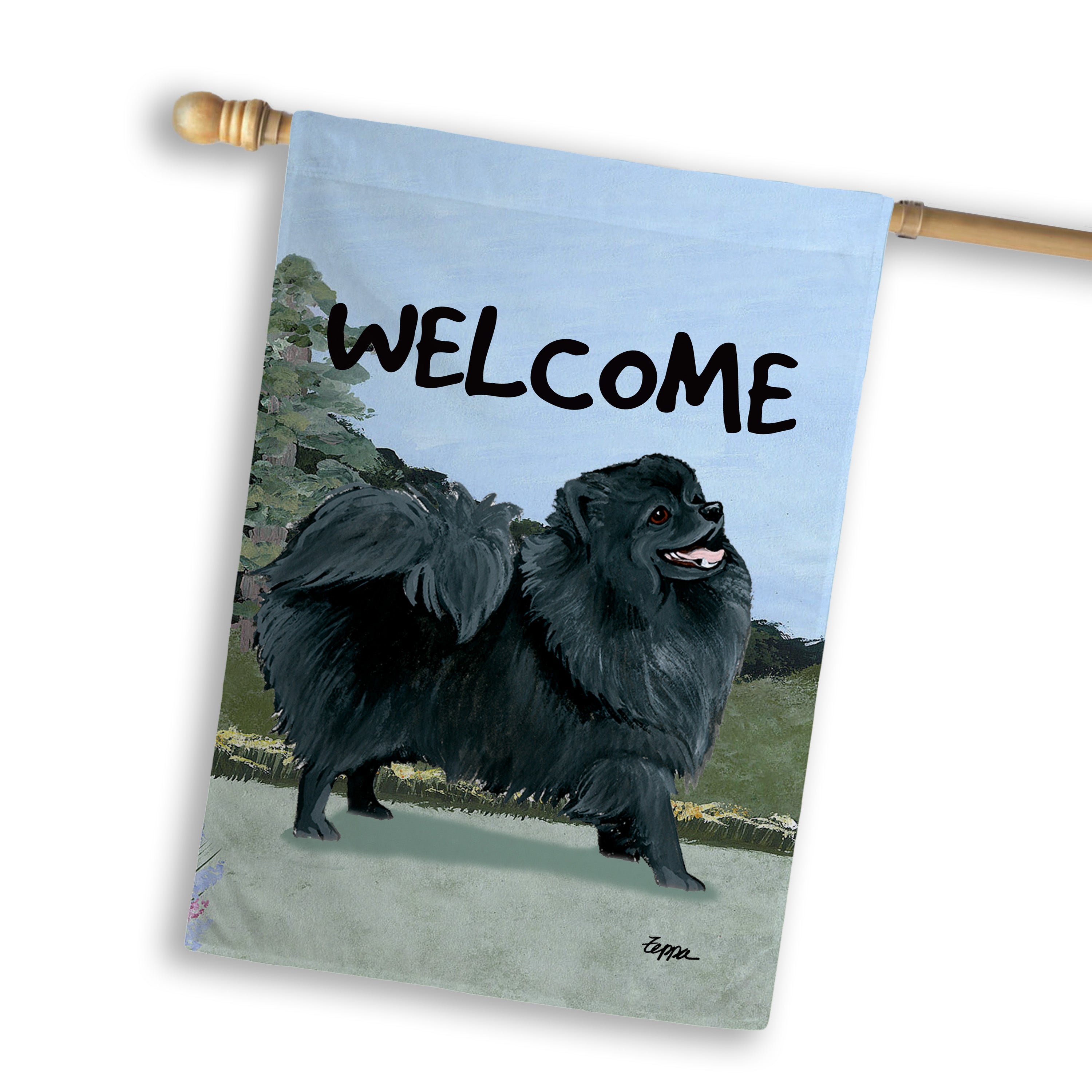 Pomeranian House Flag