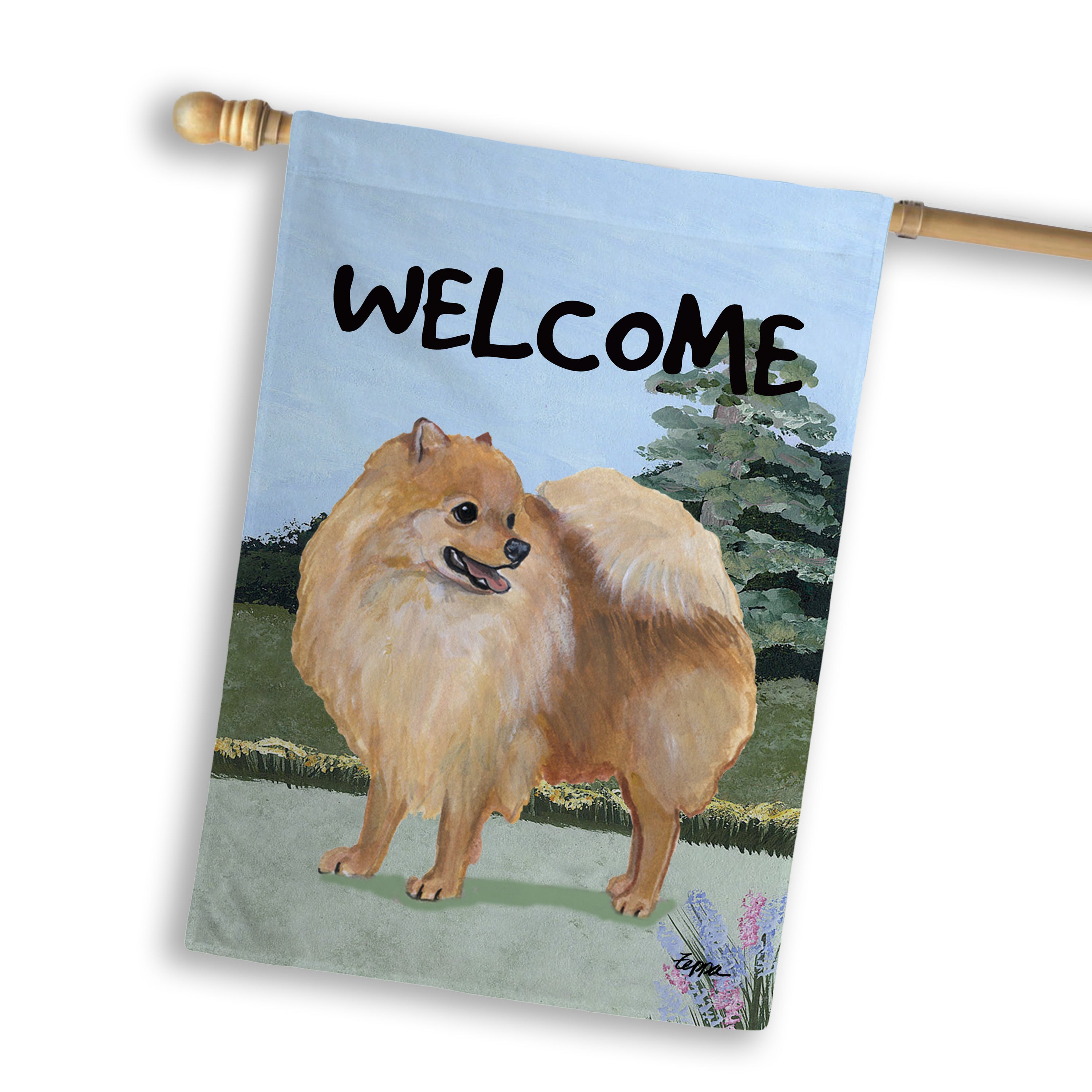 Pomeranian House Flag