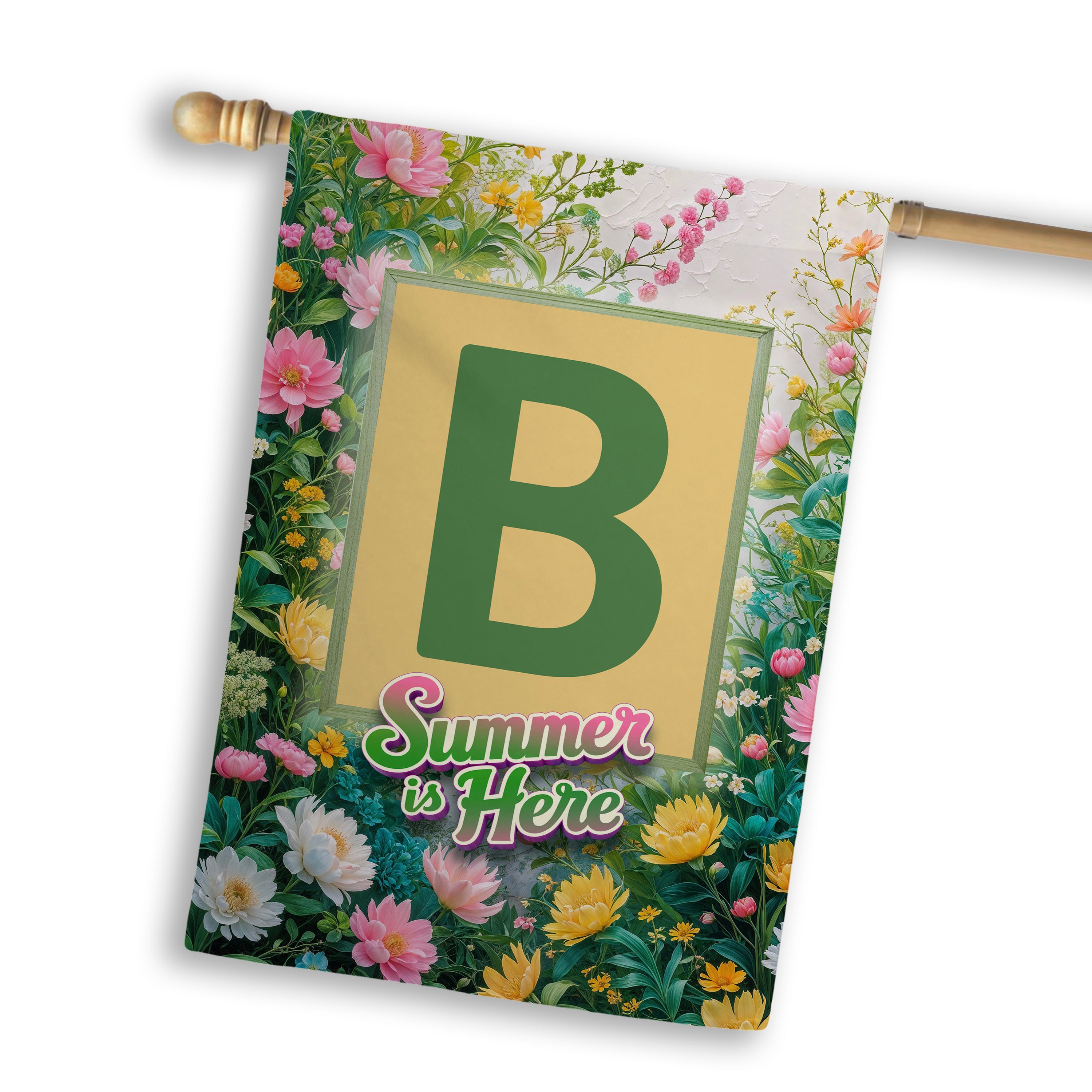 Summer, Summer is Here,  Monogram, House Flag
