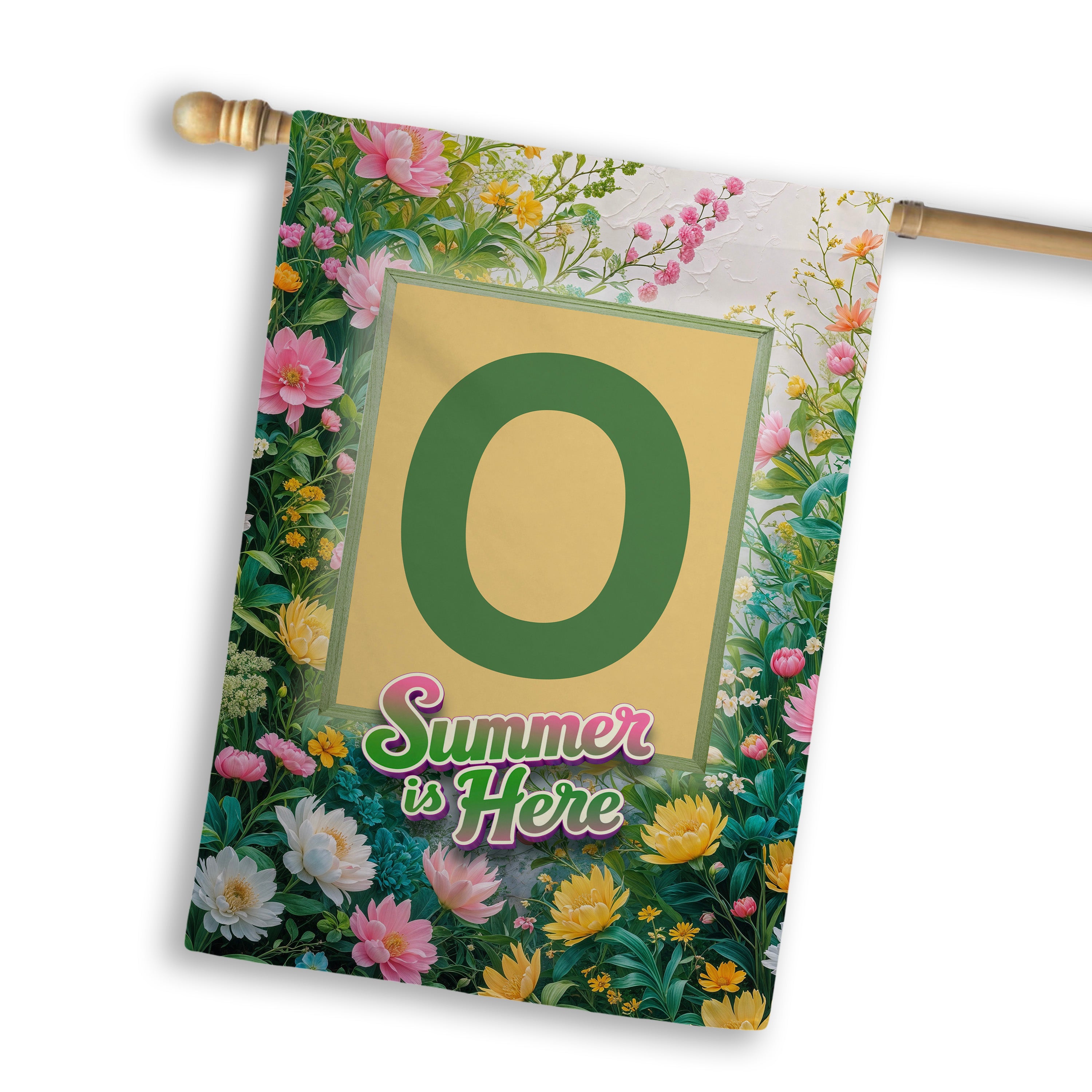 Summer, Summer is Here,  Monogram, House Flag