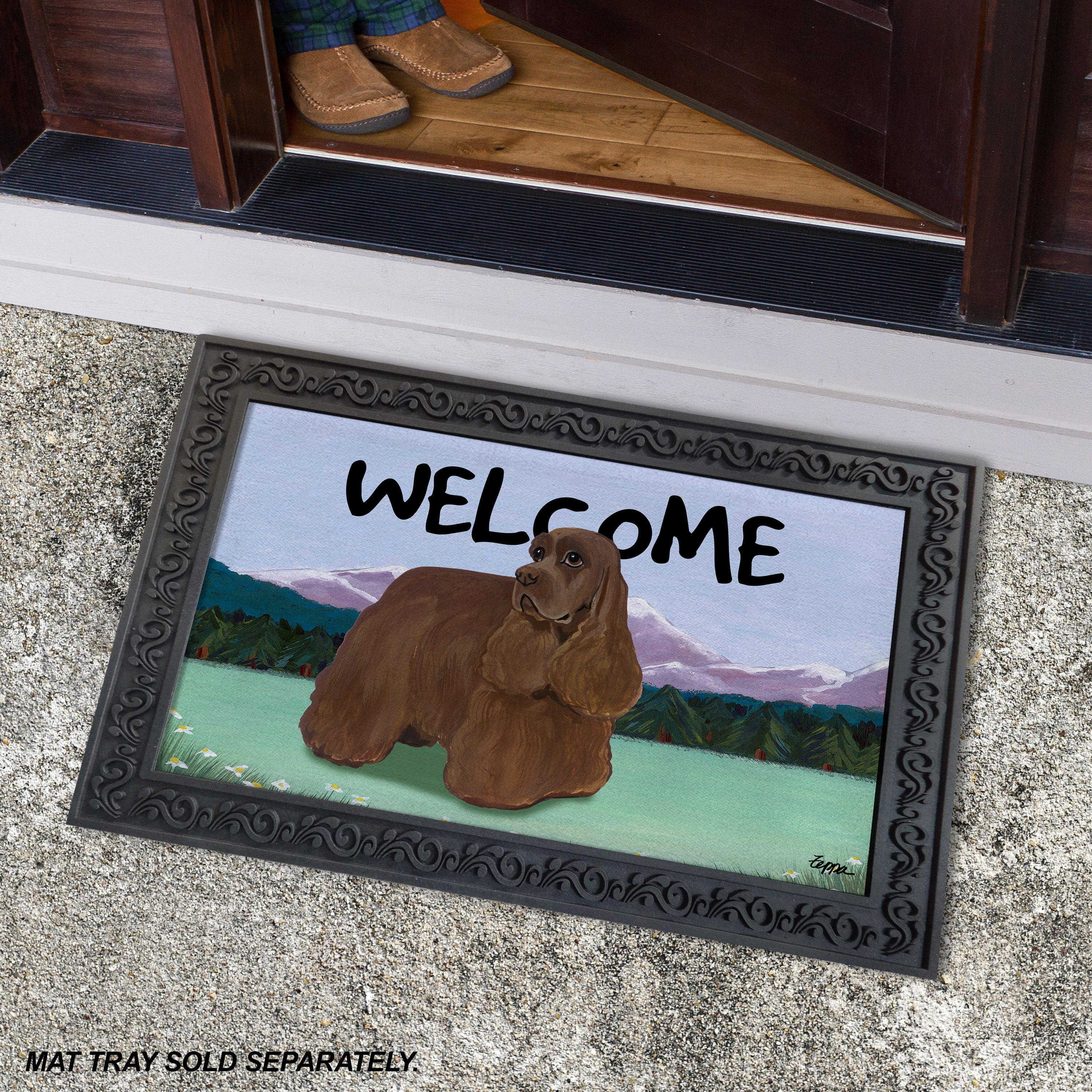 American Cocker Spaniel Welcome Mat