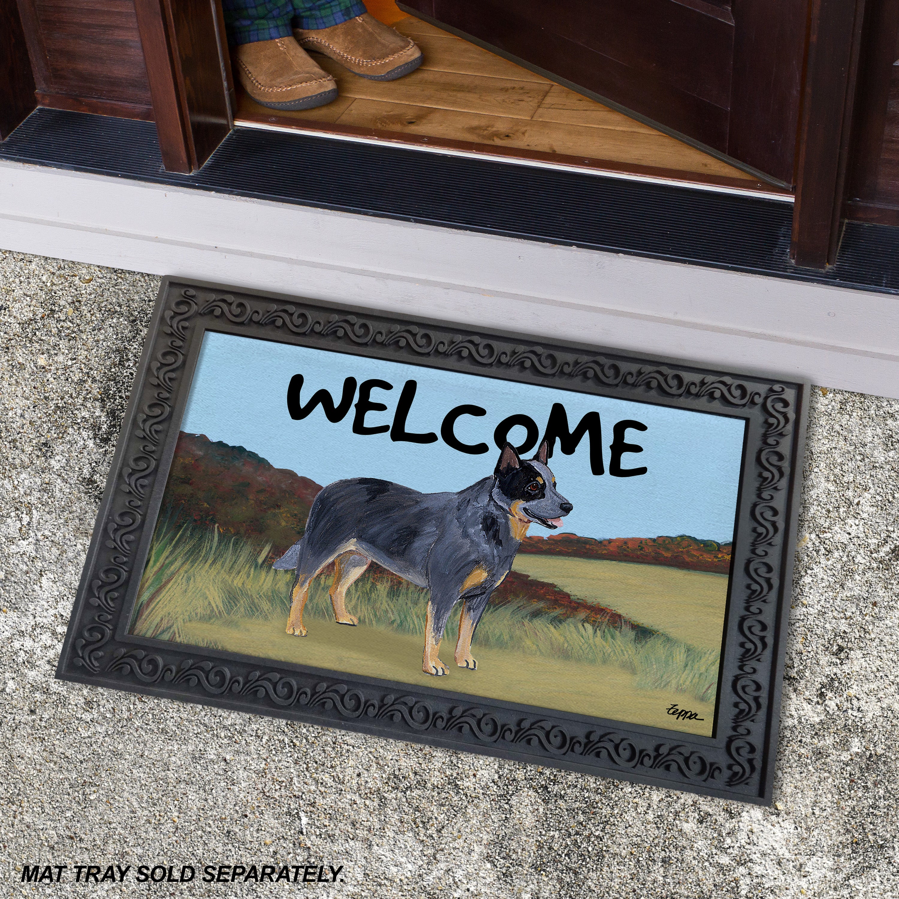 Australian Cattle Dog Welcome Mat