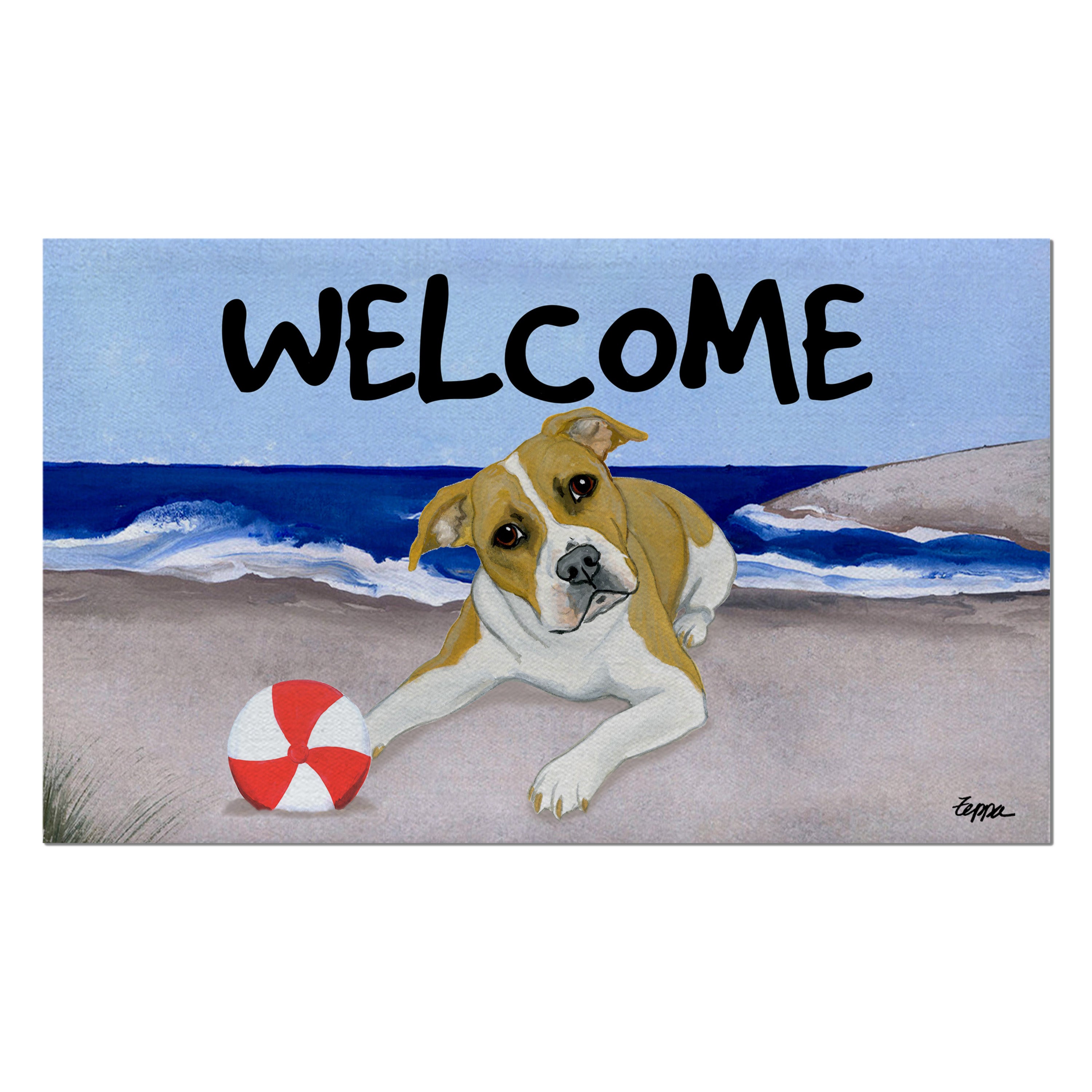 American Pit Bull Welcome Mat
