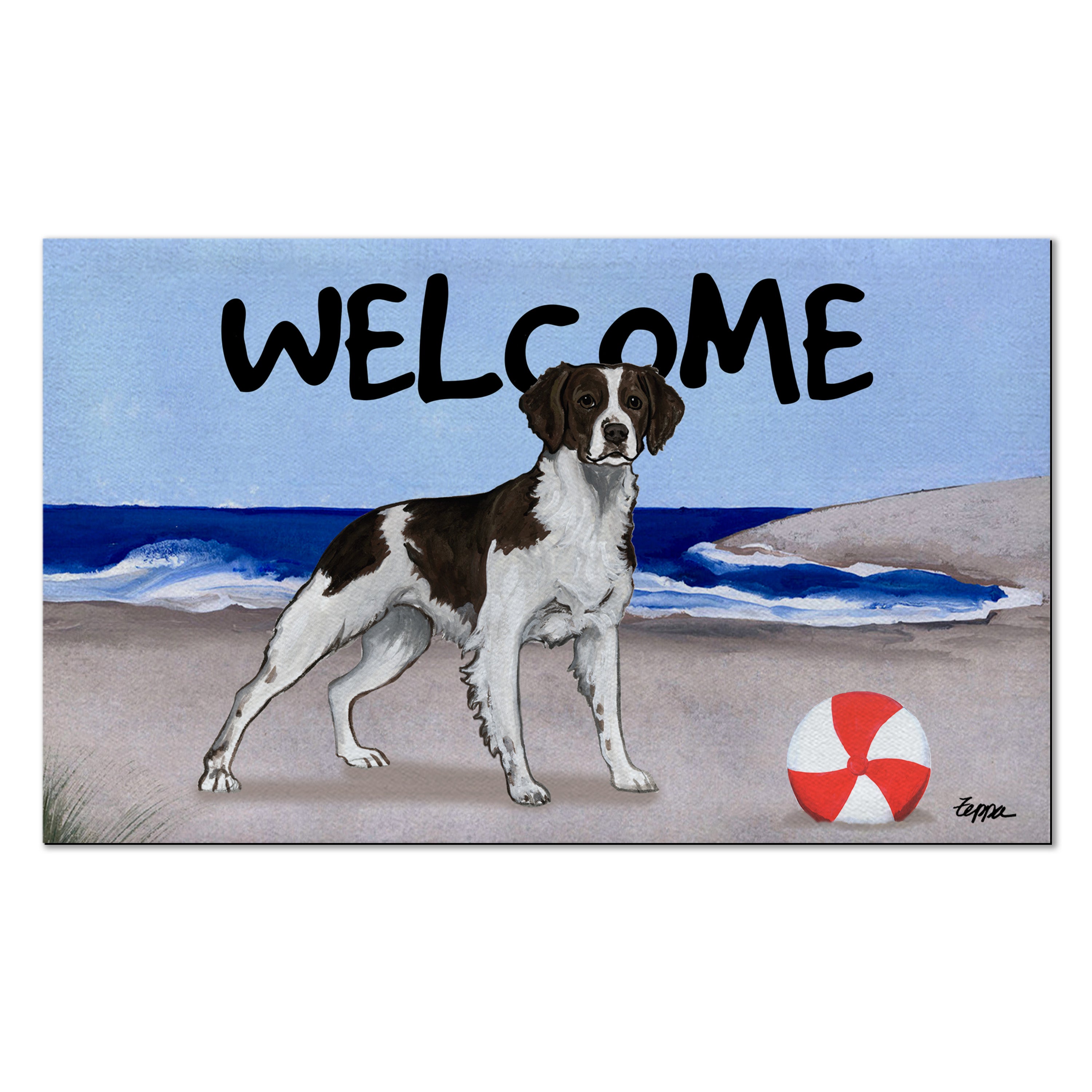 Brittany Liver  Welcome Mat