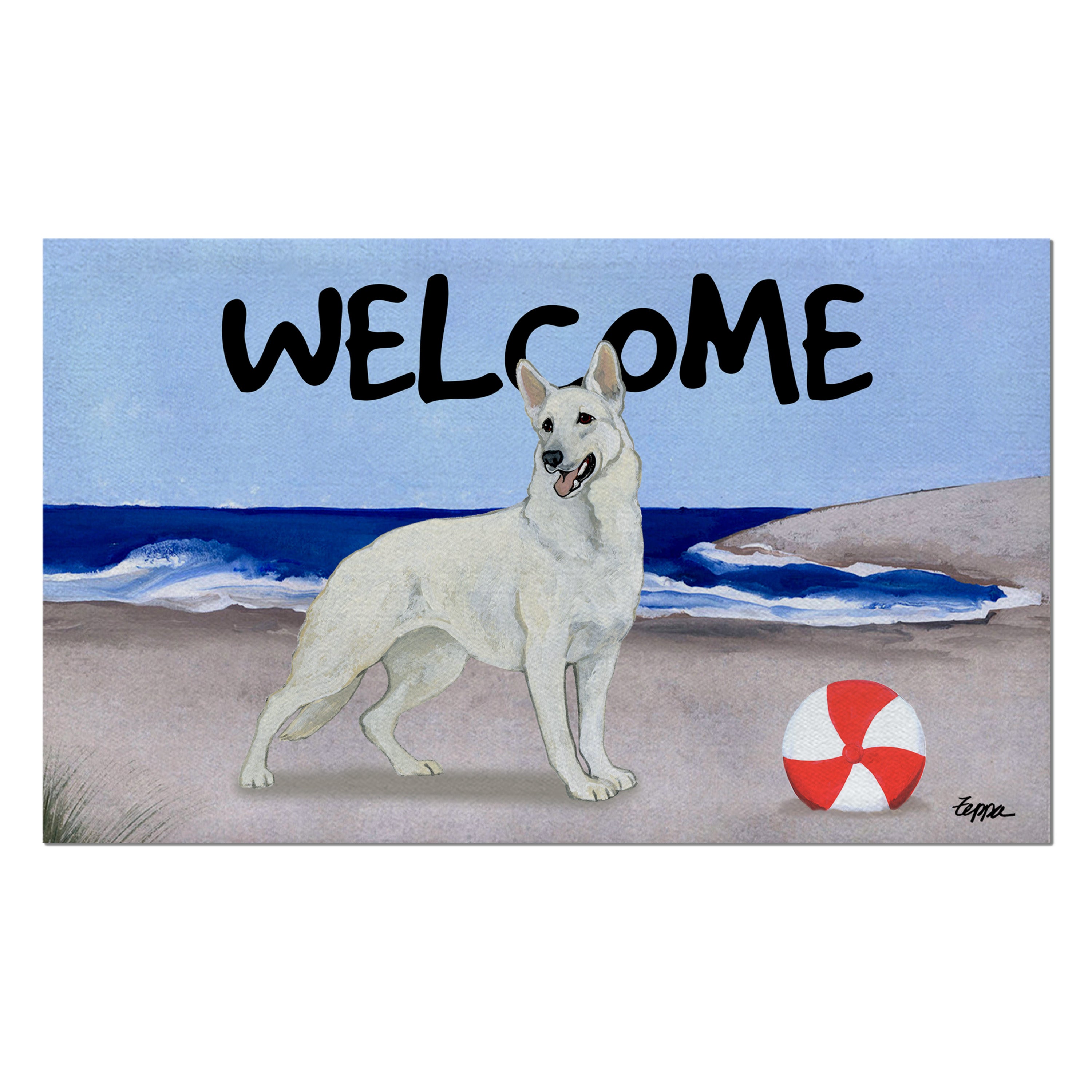 German Shepherd Welcome Mat