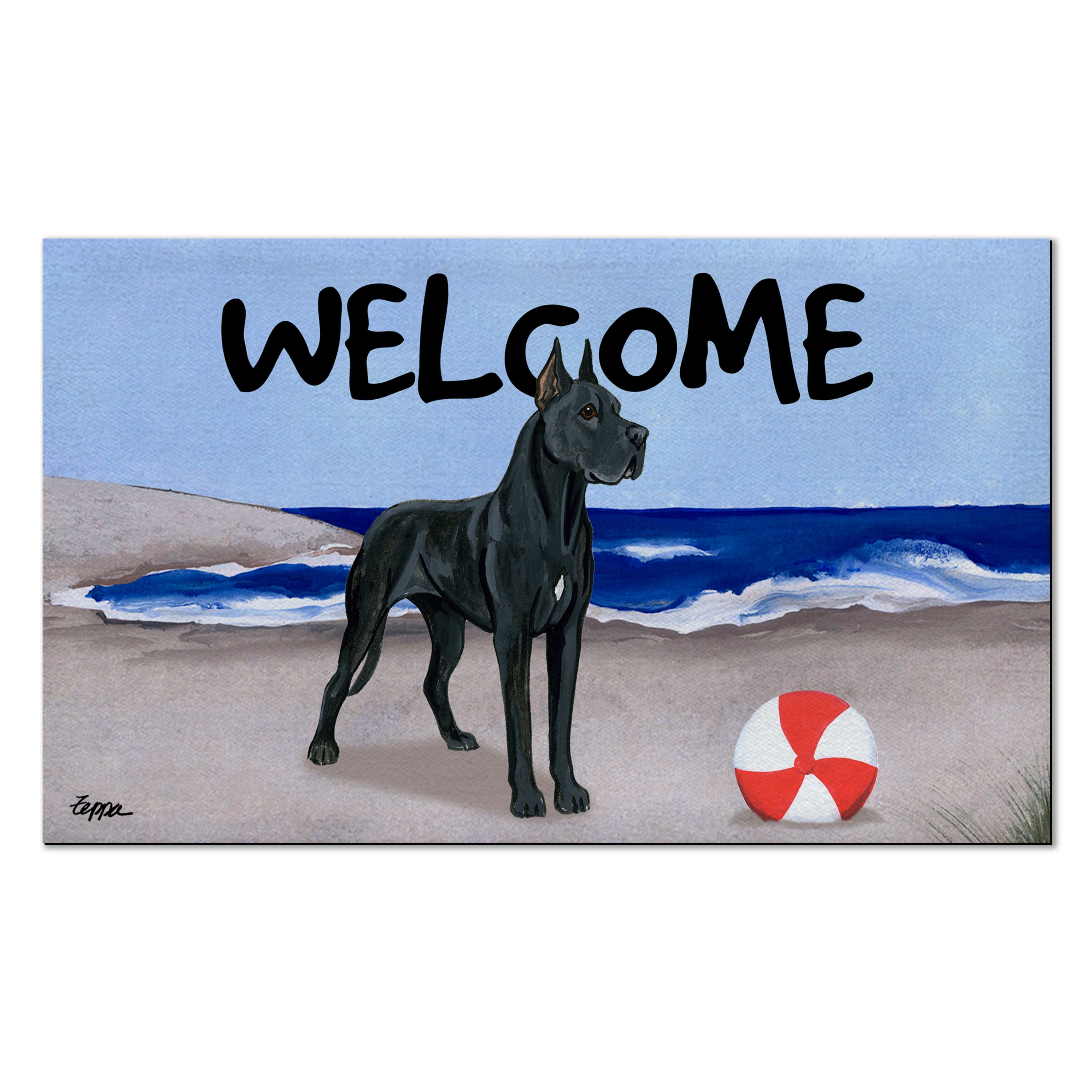 Great Dane Welcome Mat