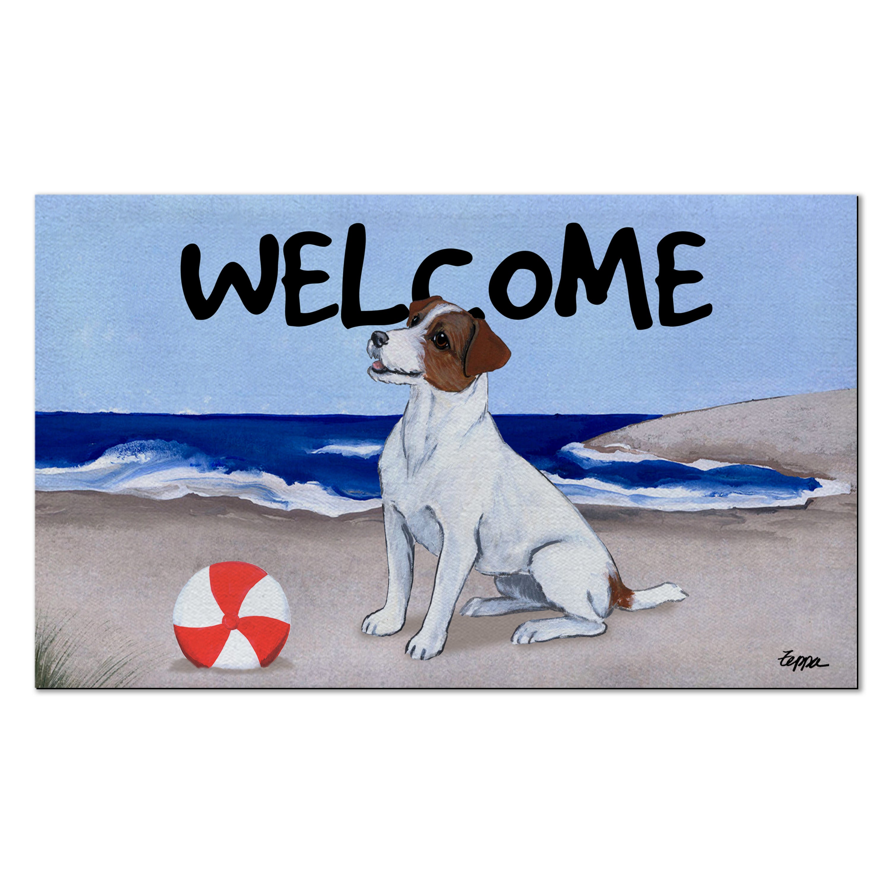 Jack Russell Terrier Welcome Mat