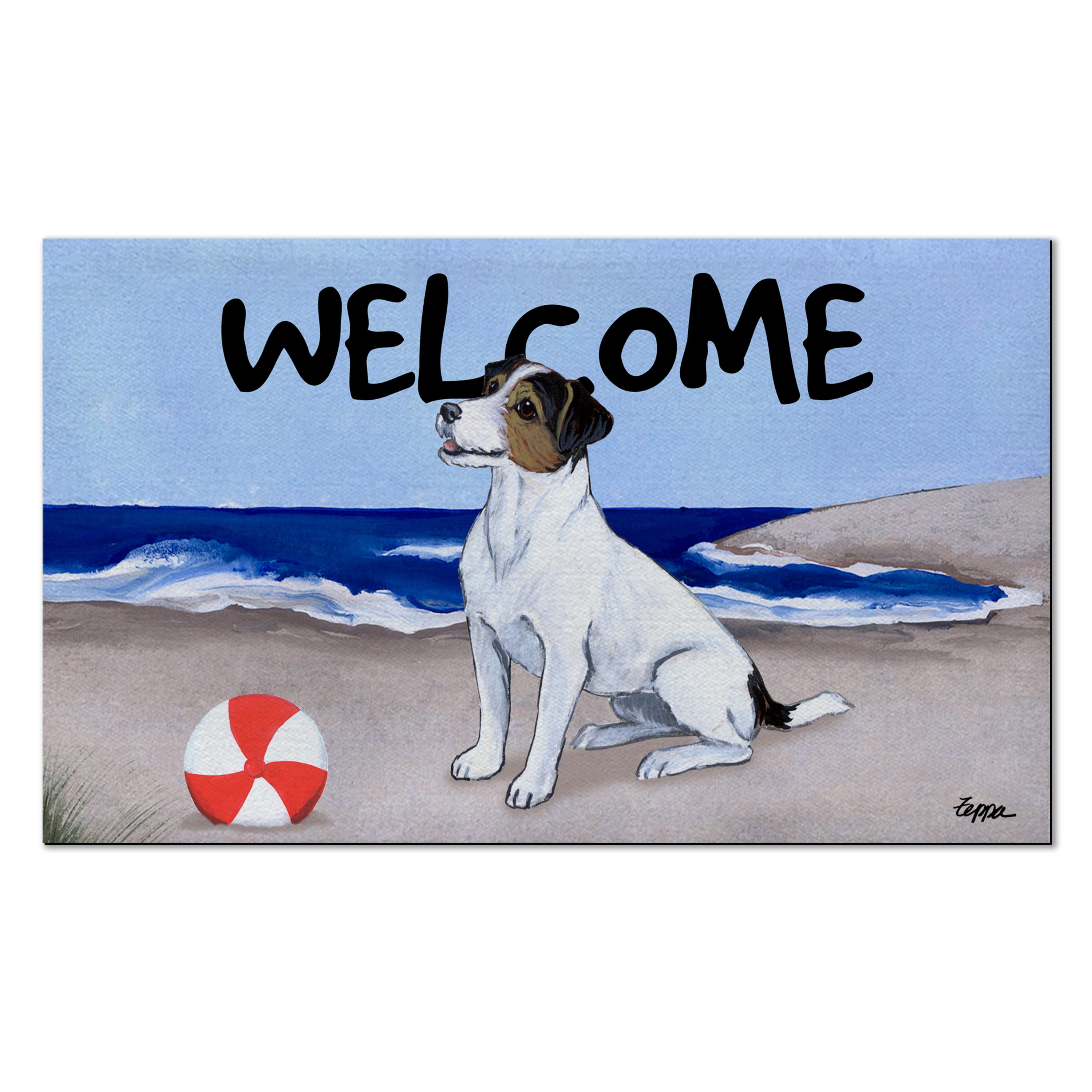 Jack Russell Terrier Welcome Mat