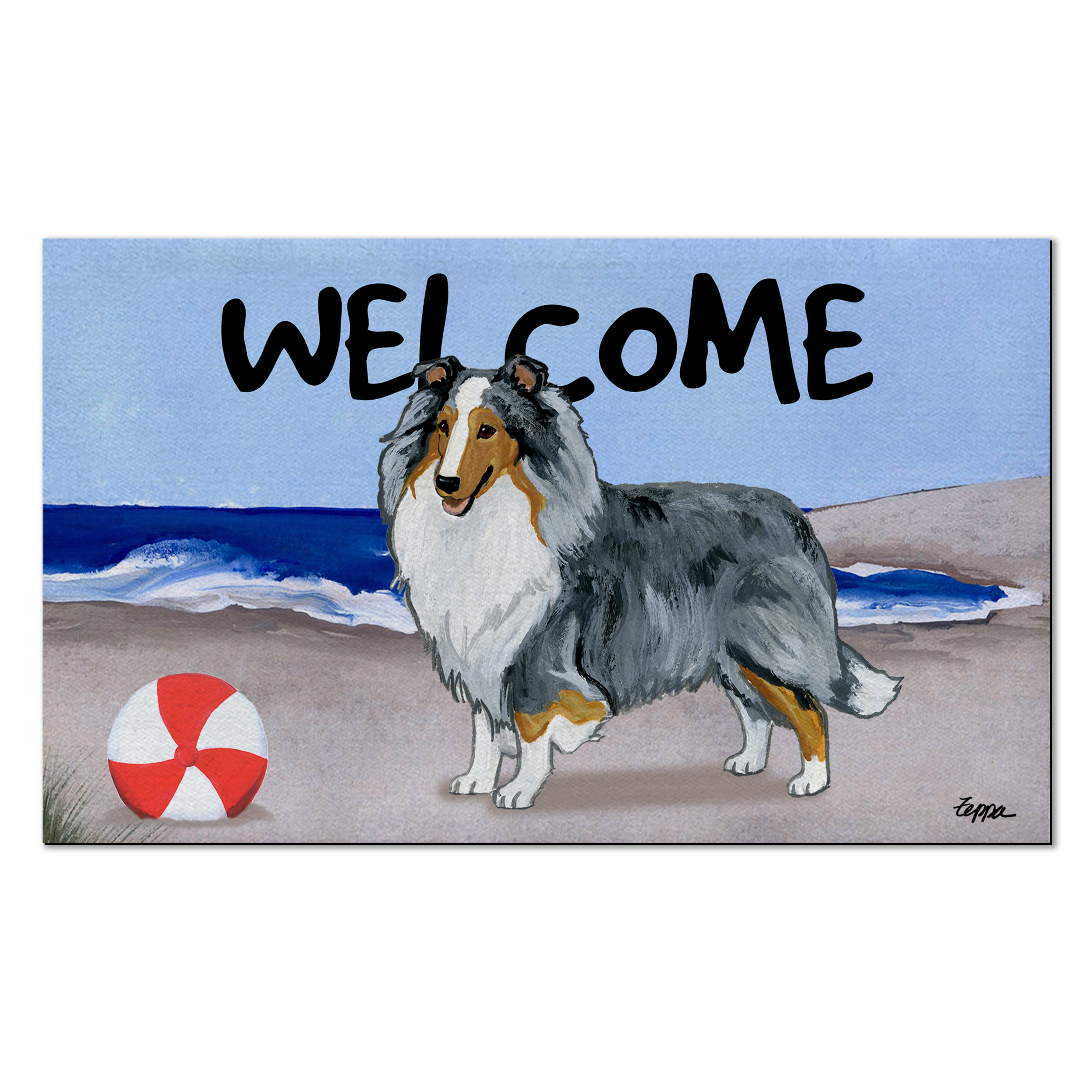 Shetland Sheepdog Welcome Mat