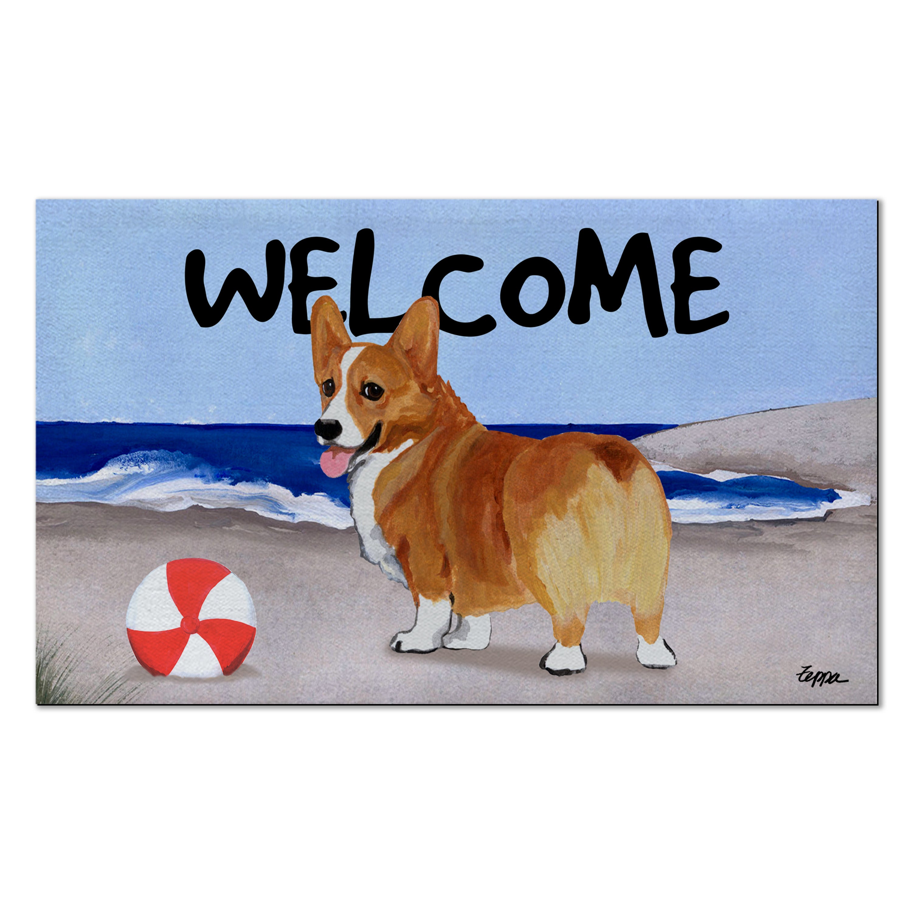 Welsh Corgi Pembroke Welcome Mat