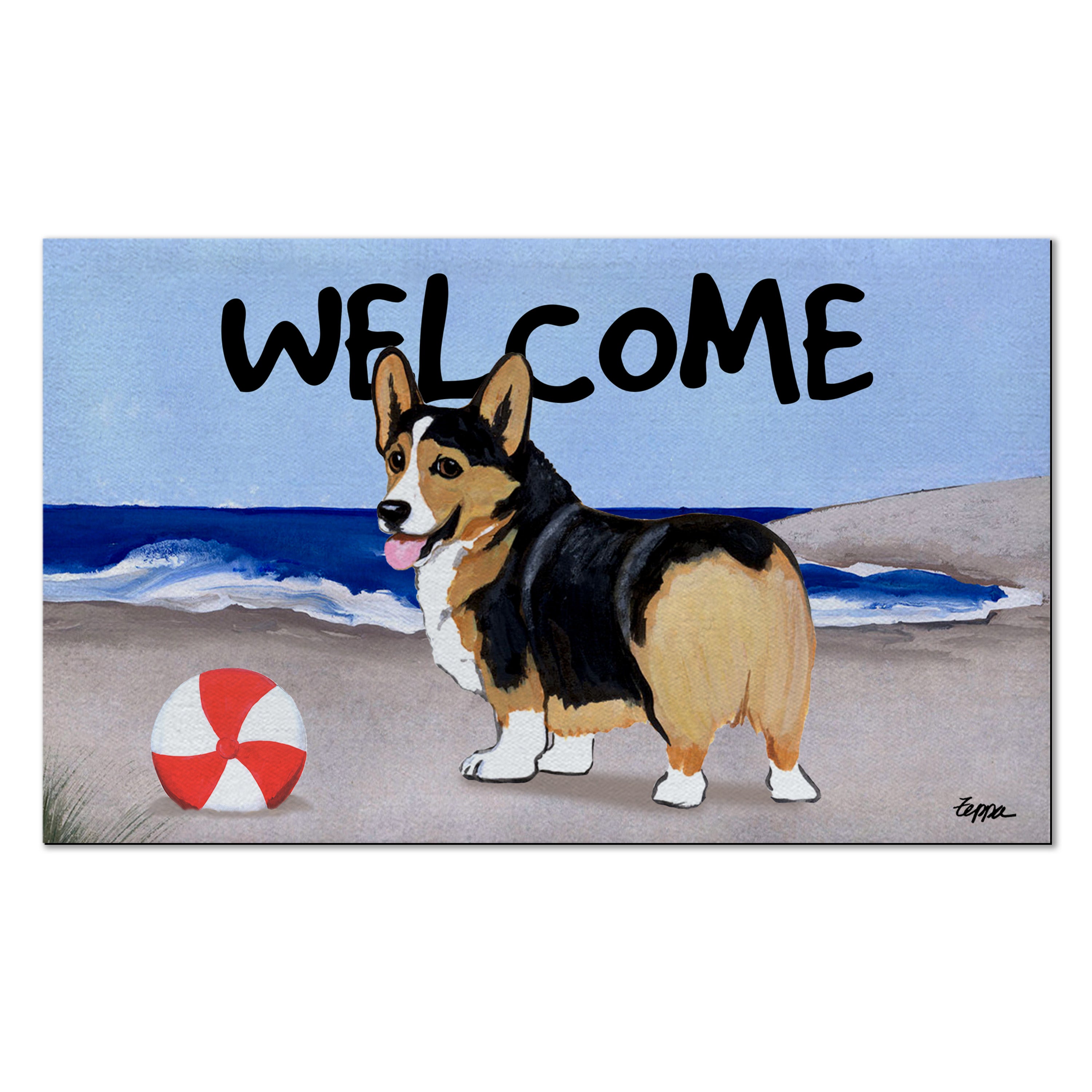 Welsh Corgi Pembroke Welcome Mat