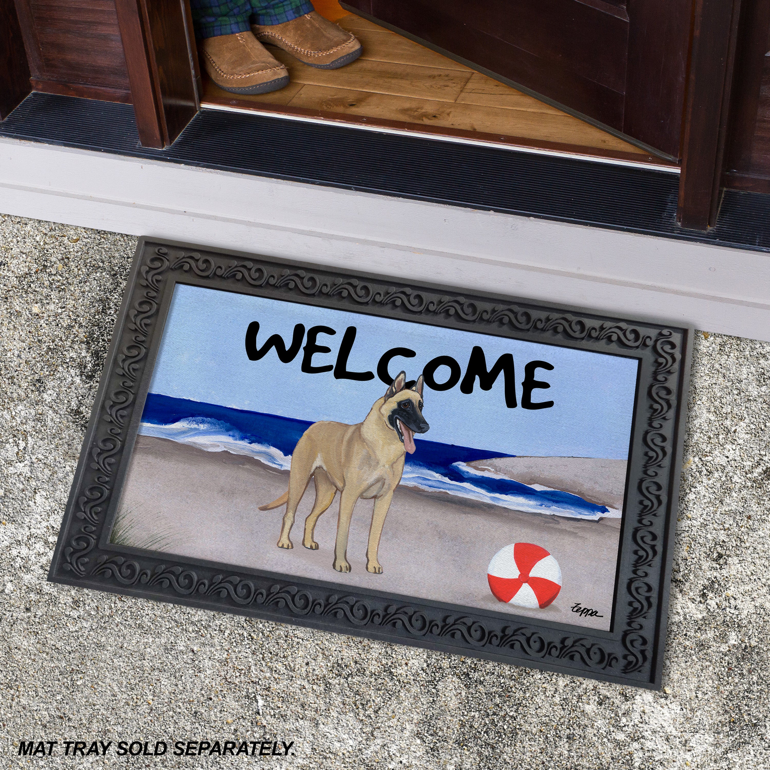 Belgian Malinois Welcome Mat