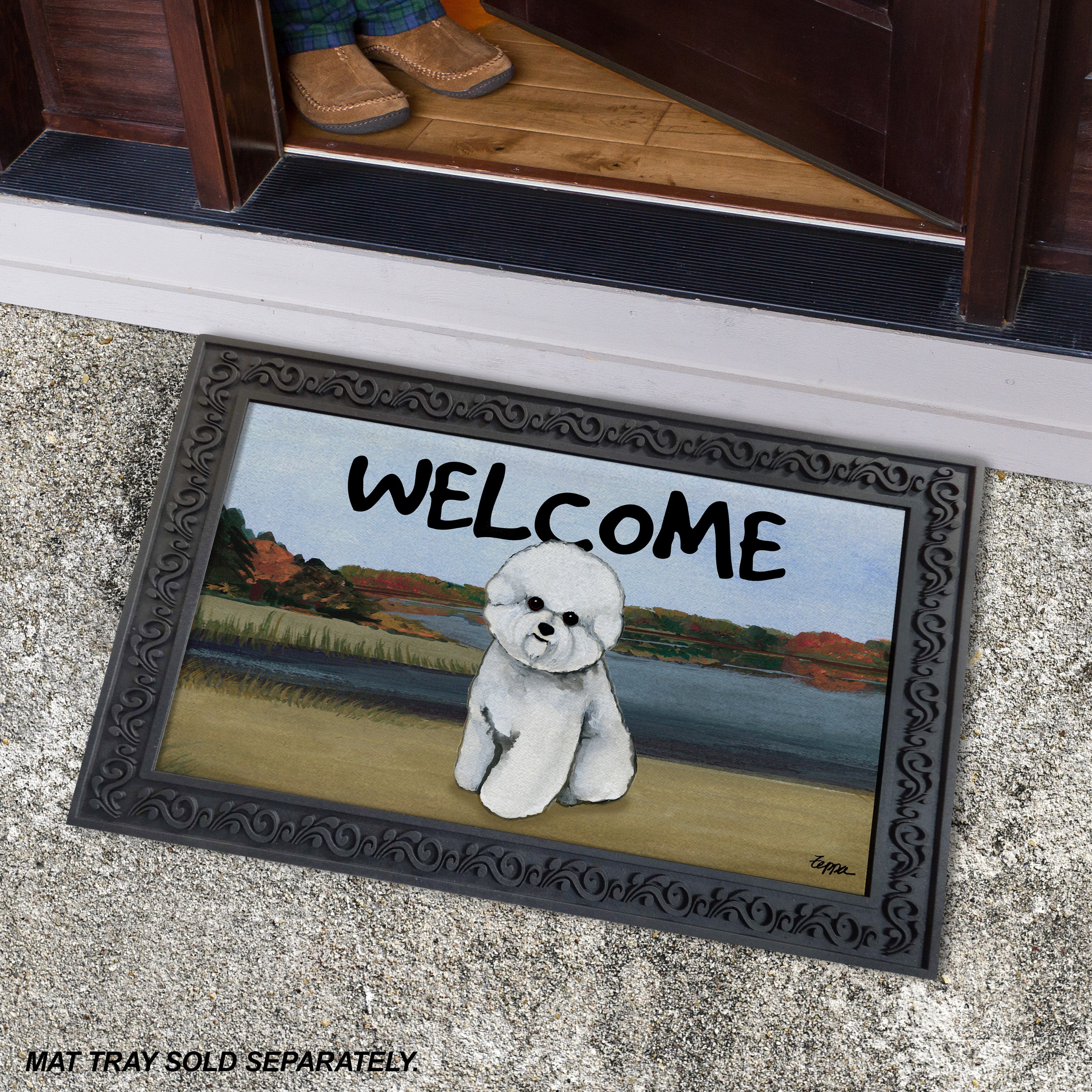 Bichon Frise Welcome Mat