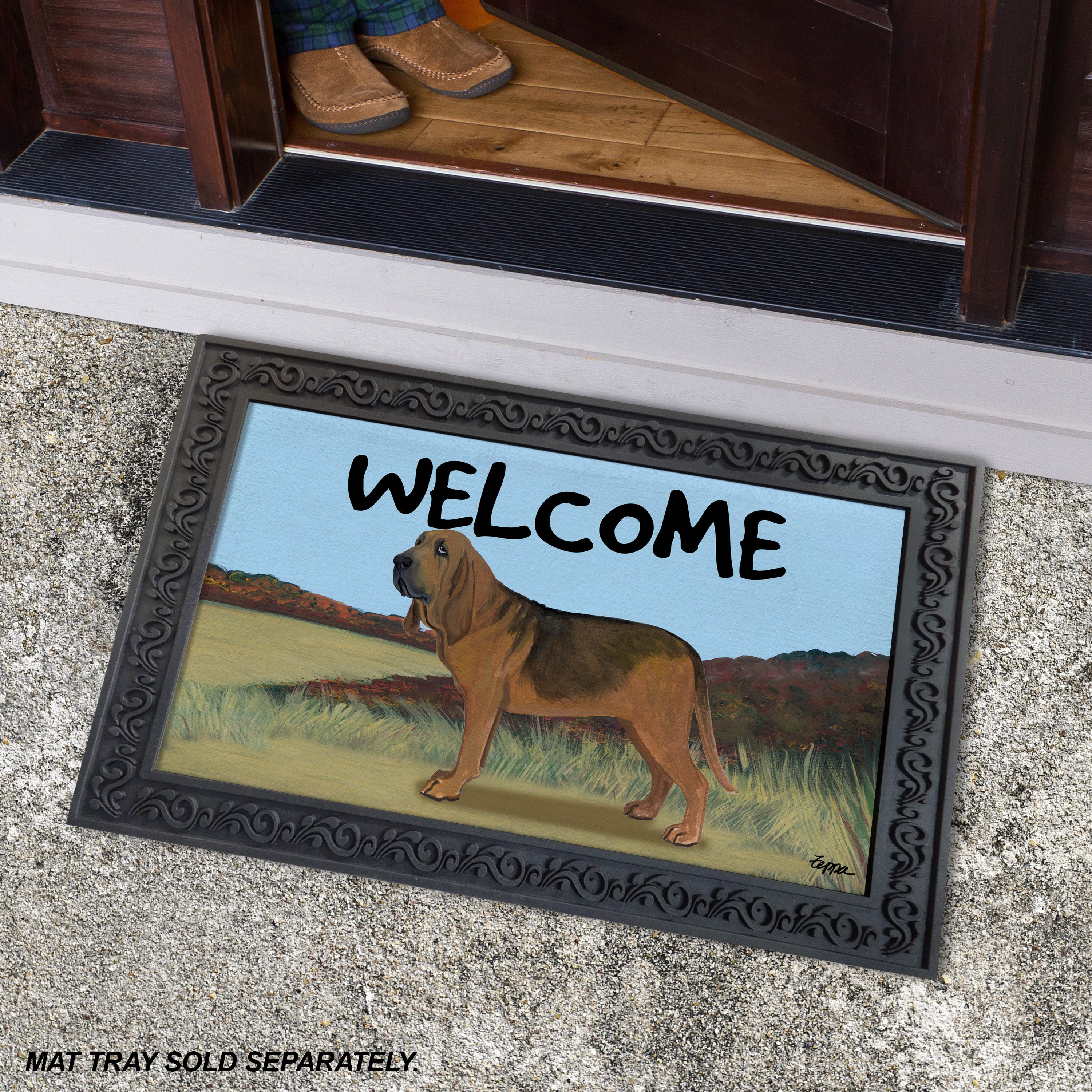 Bloodhound Welcome Mat