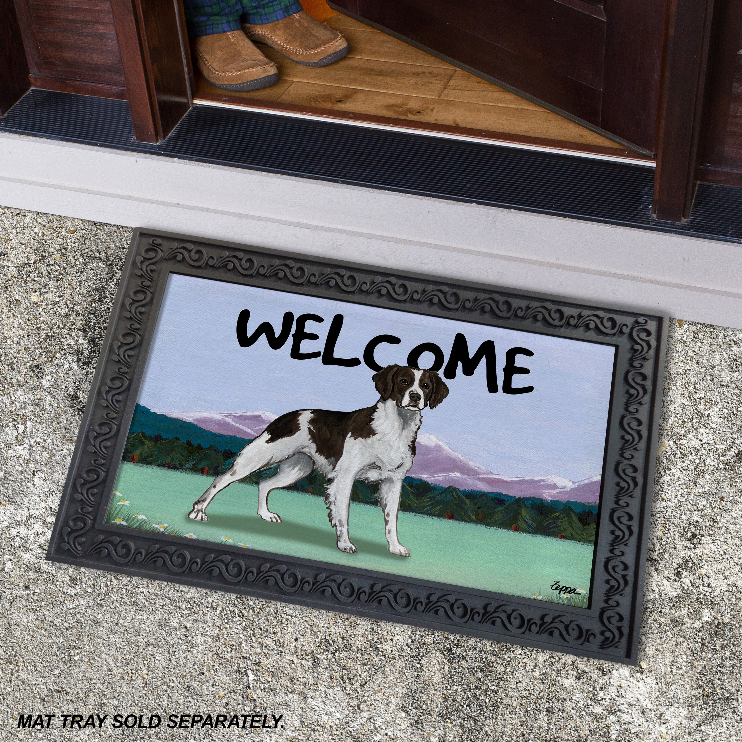 Brittany Liver  Welcome Mat