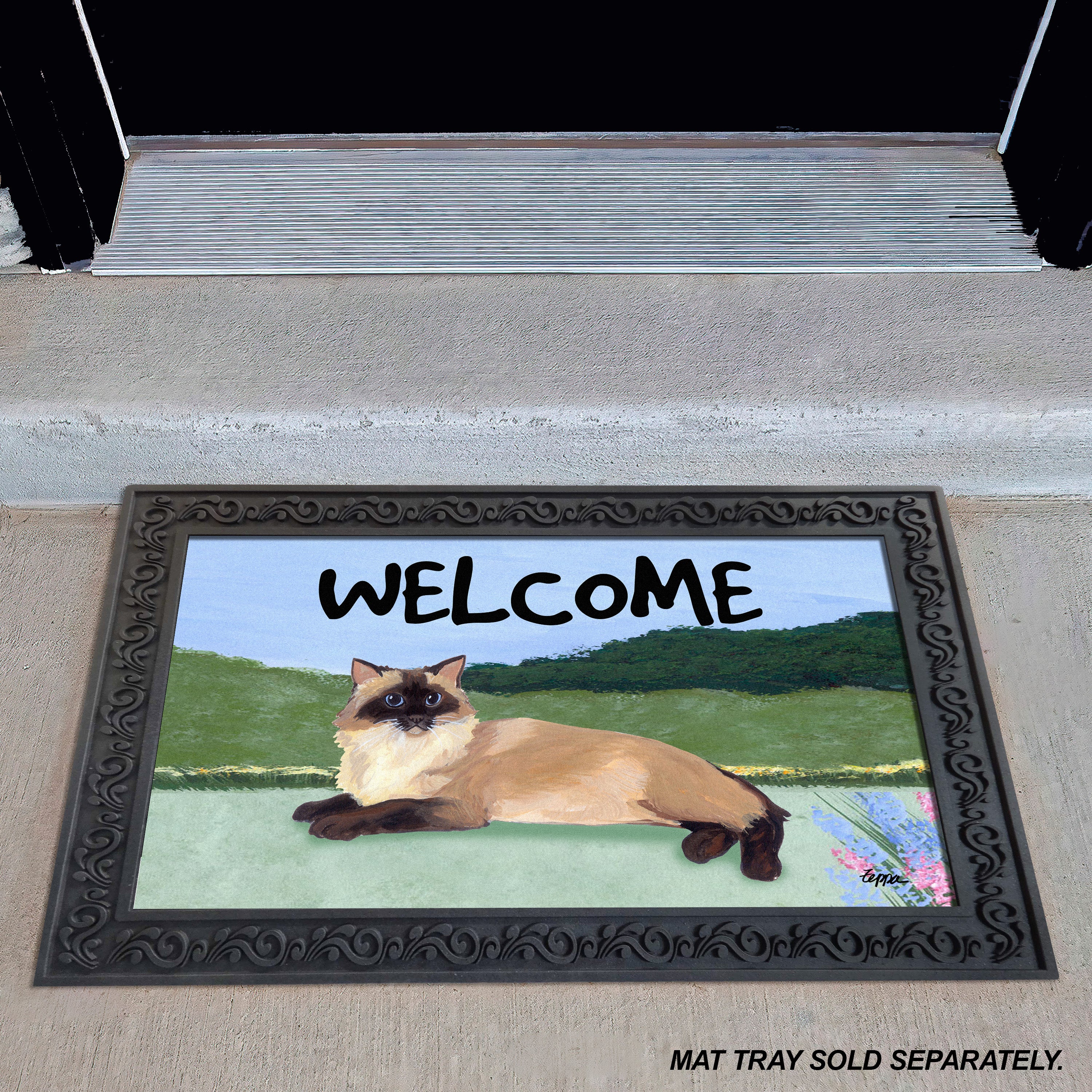 Rag Doll Cat Welcome Mat