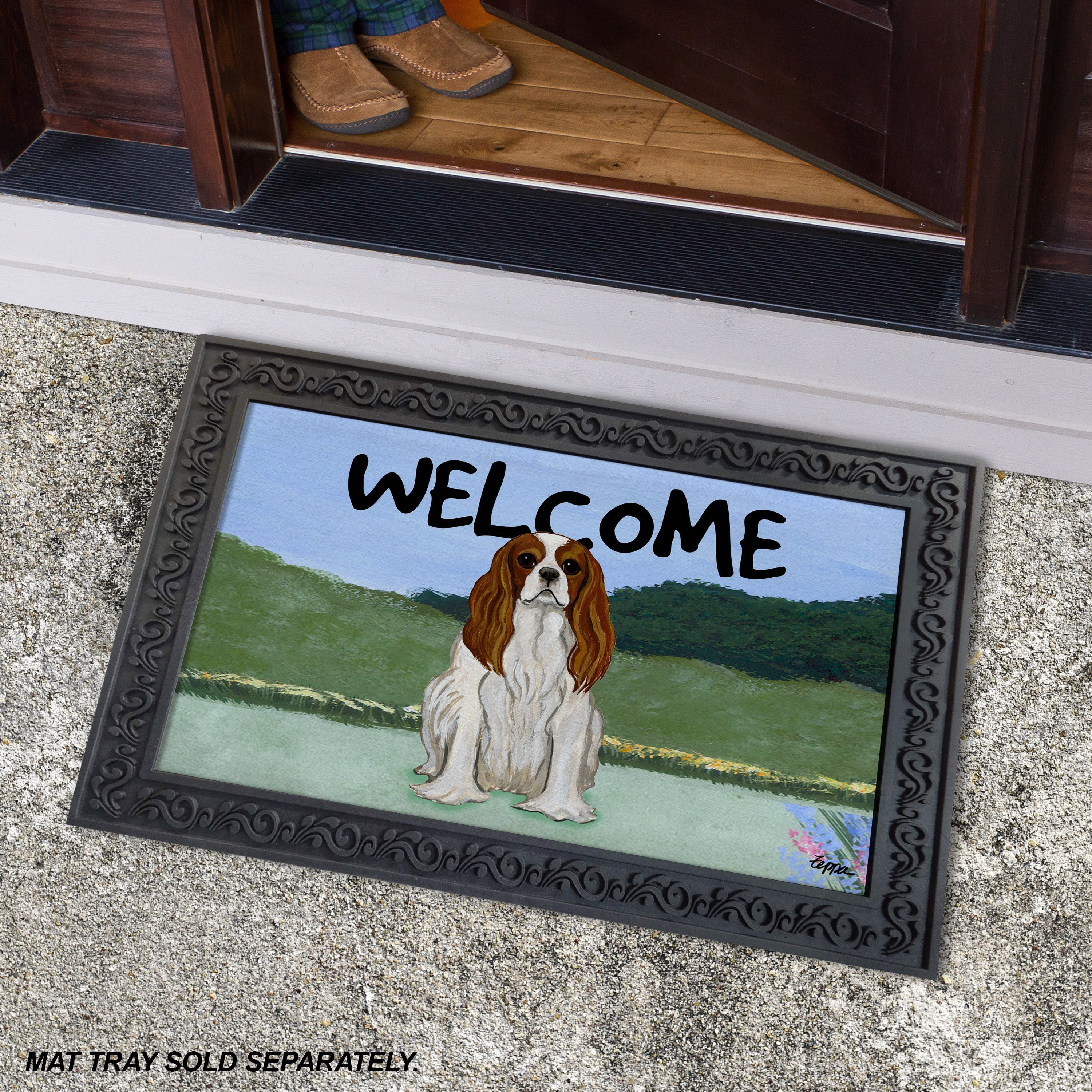 Cavalier King Charles Spaniel Welcome Mat