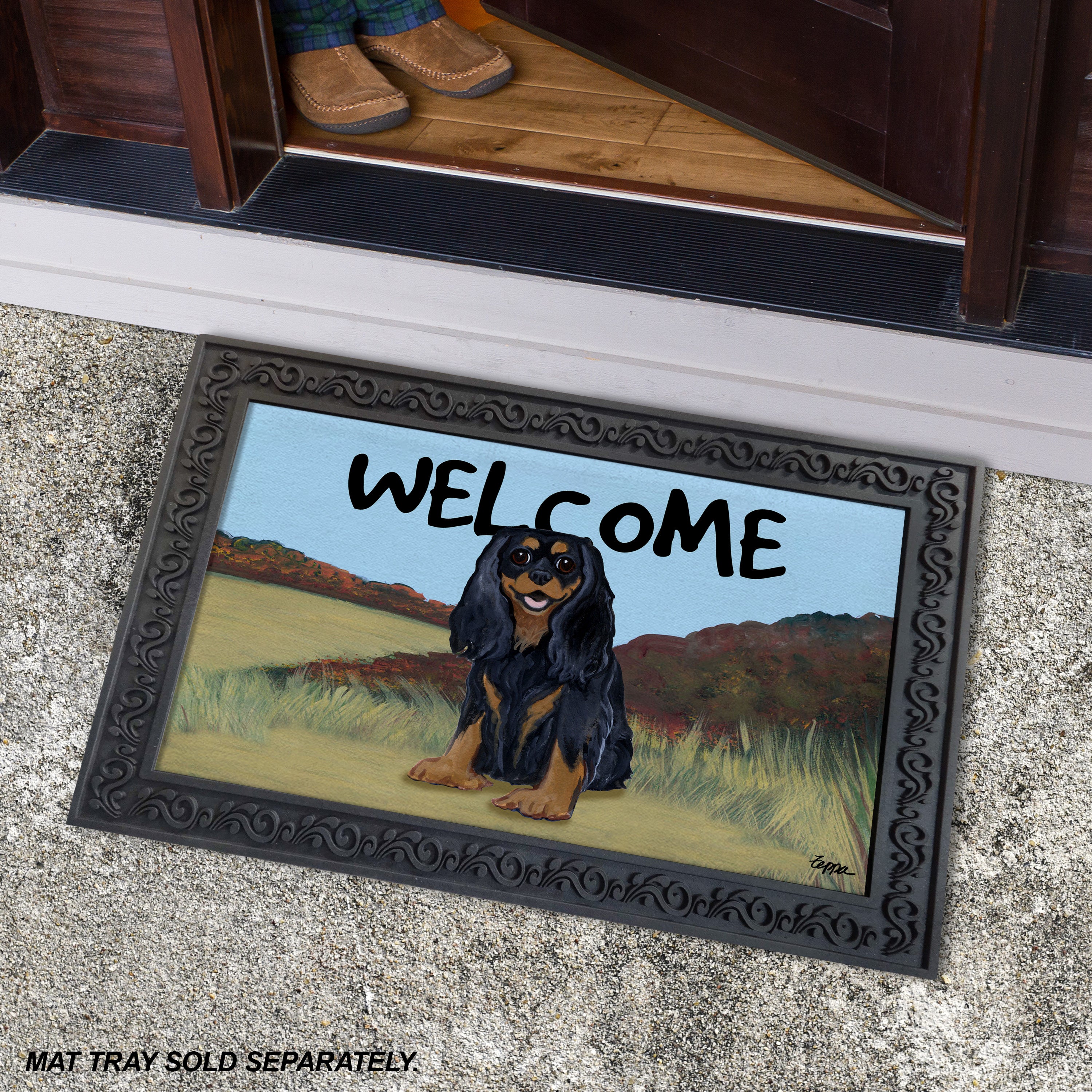Cavalier King Charles Spaniel Welcome Mat