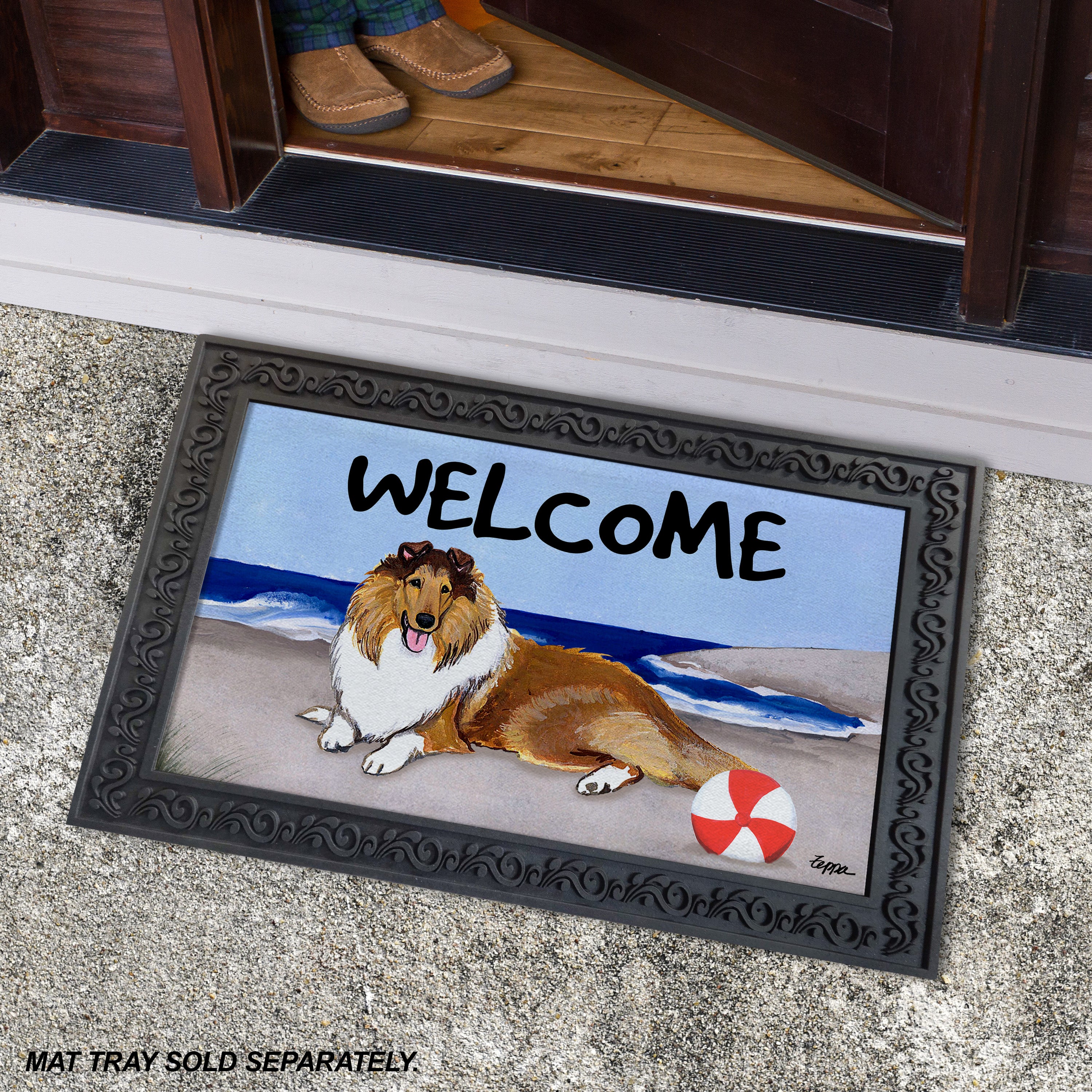 Collie Welcome Mat