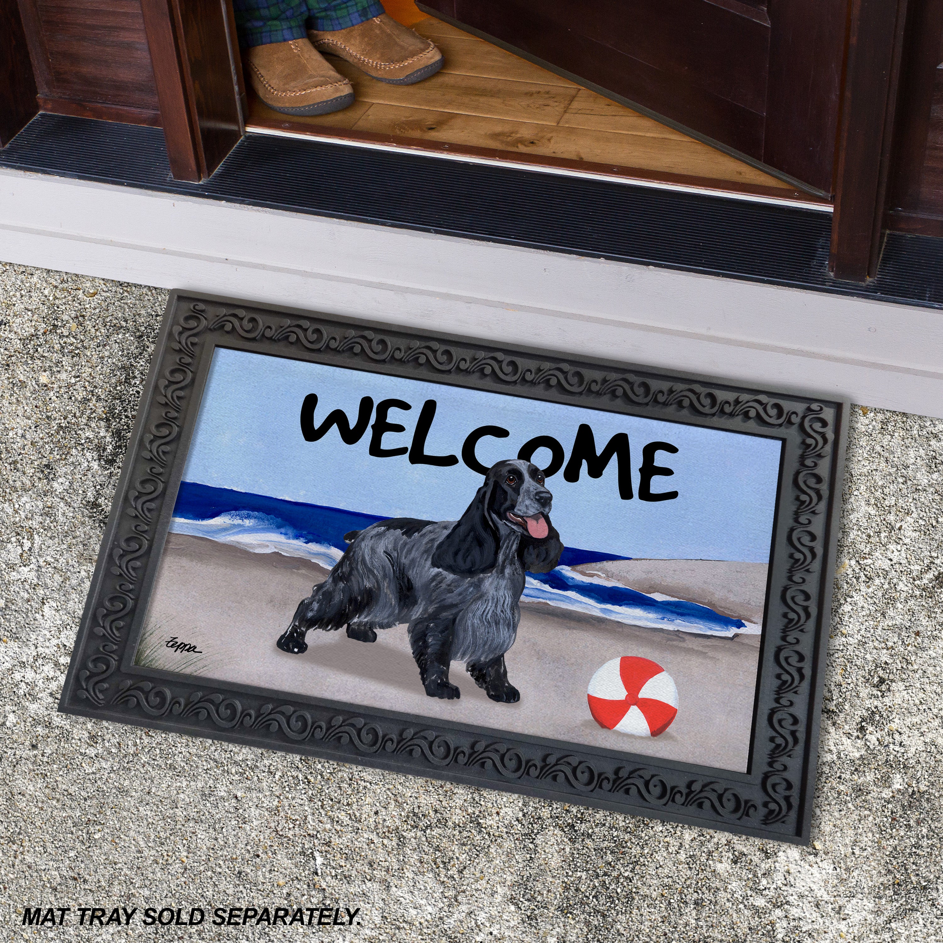 English Cocker Spaniel  Welcome Mat