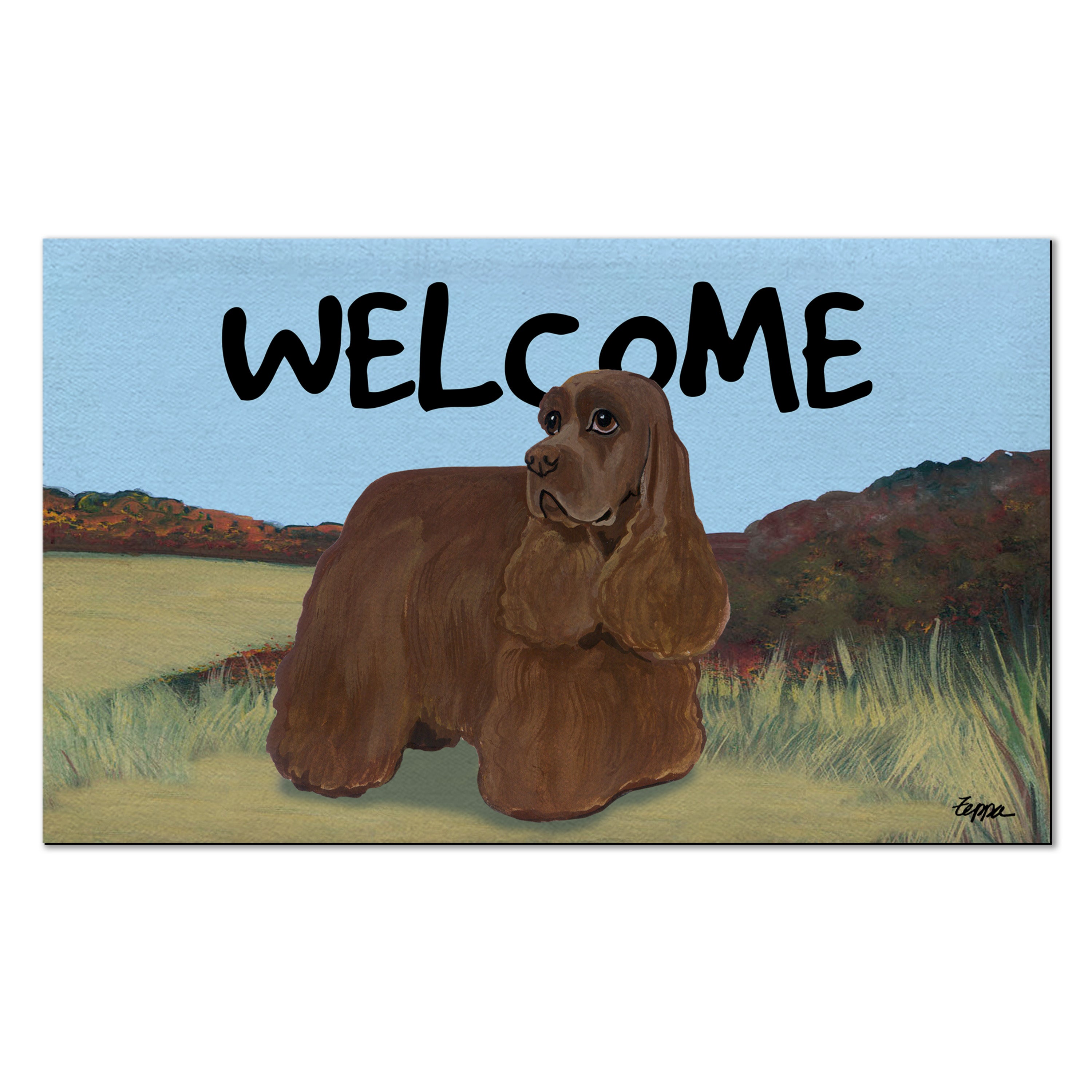 American Cocker Spaniel Welcome Mat