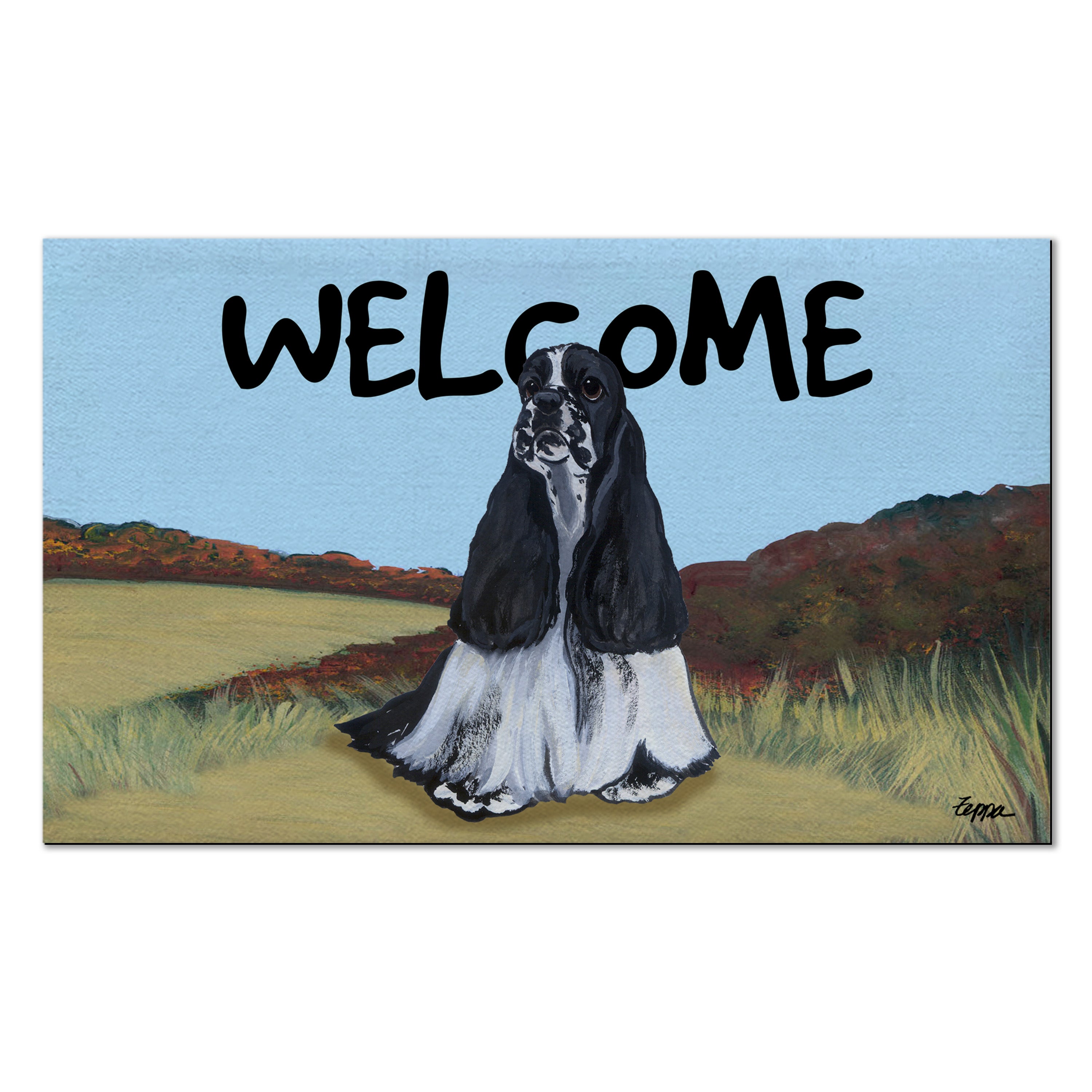 American Cocker Spaniel Welcome Mat