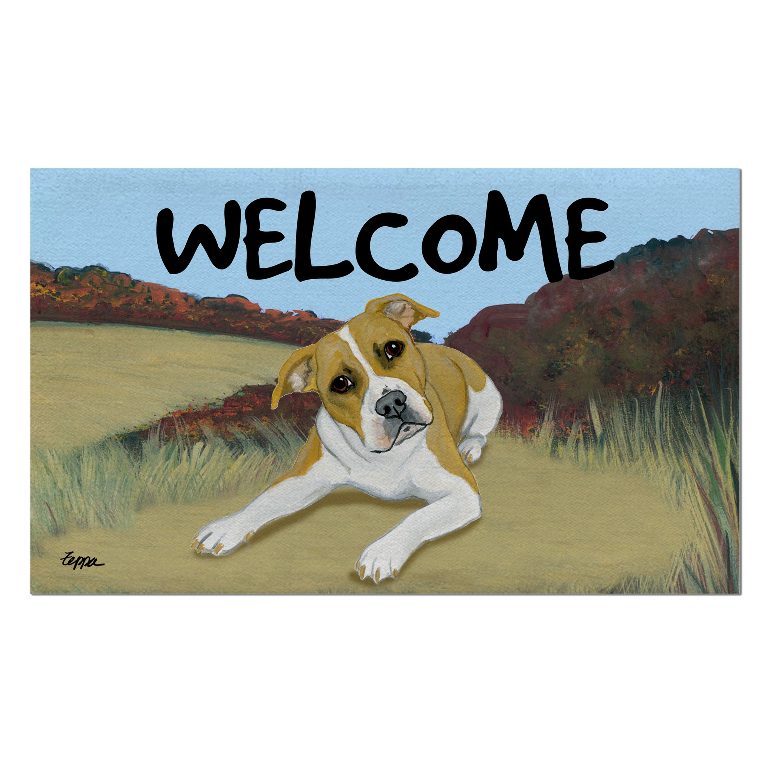 American Pit Bull Welcome Mat
