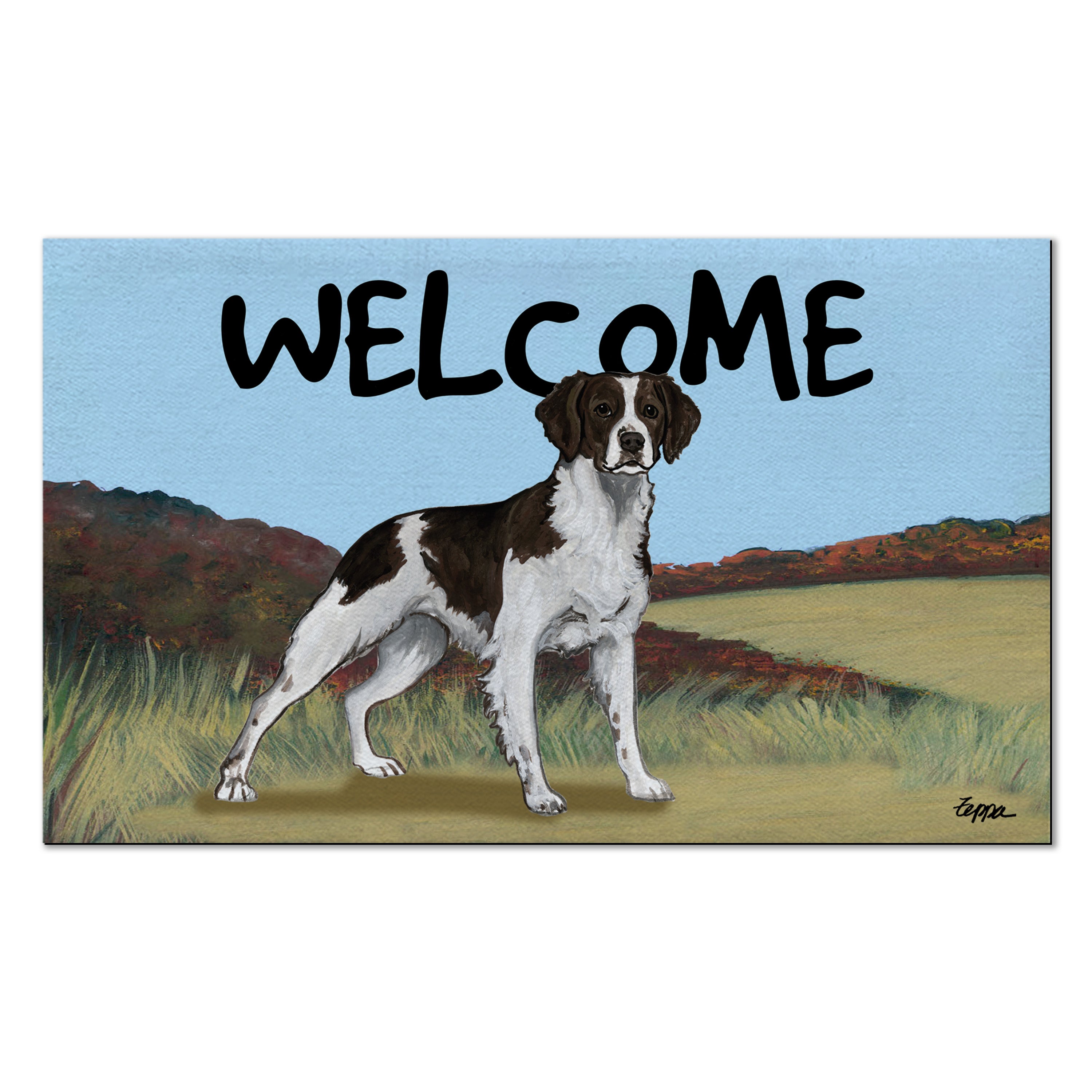 Brittany Liver  Welcome Mat