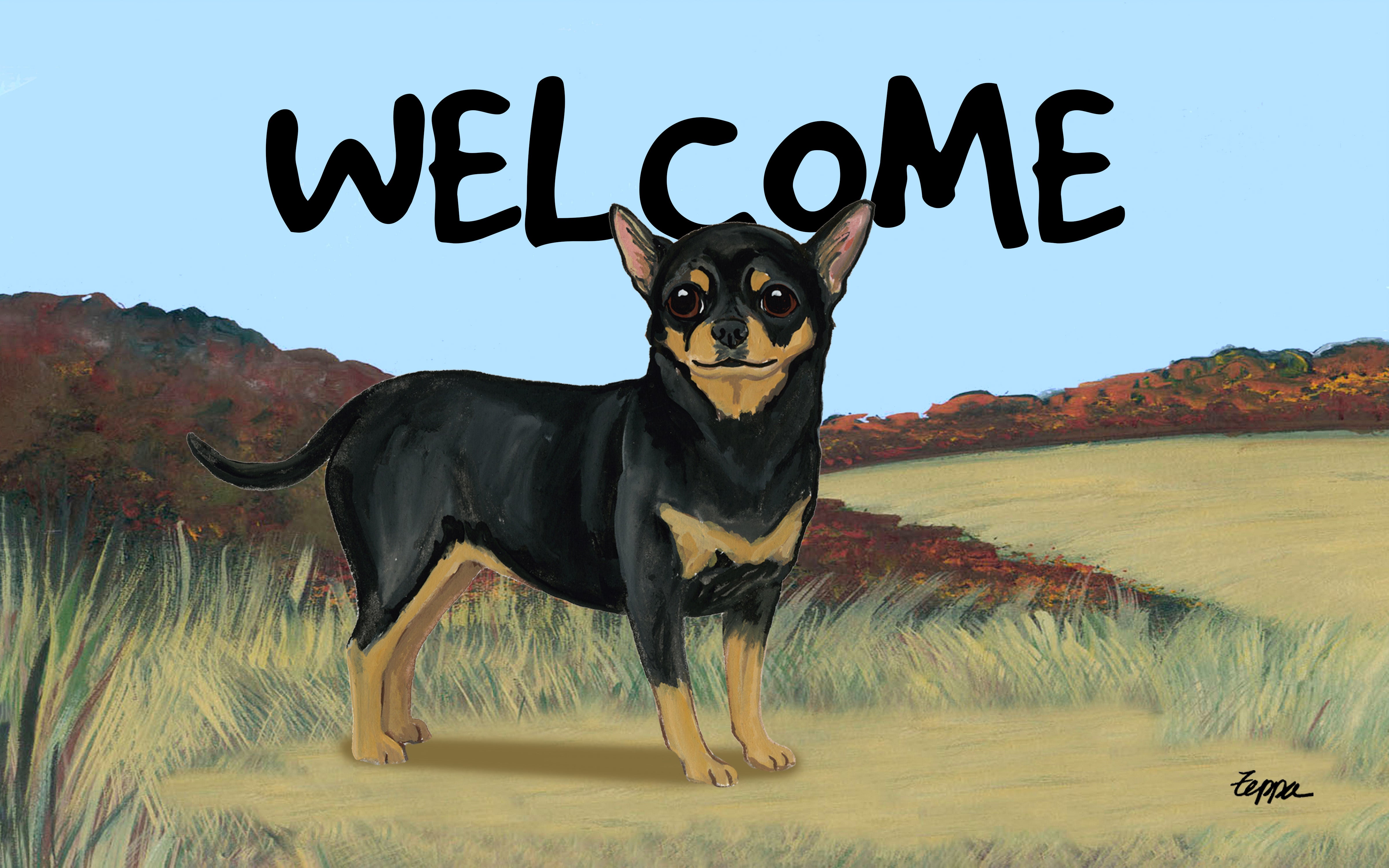 Chihuahua Welcome Mat