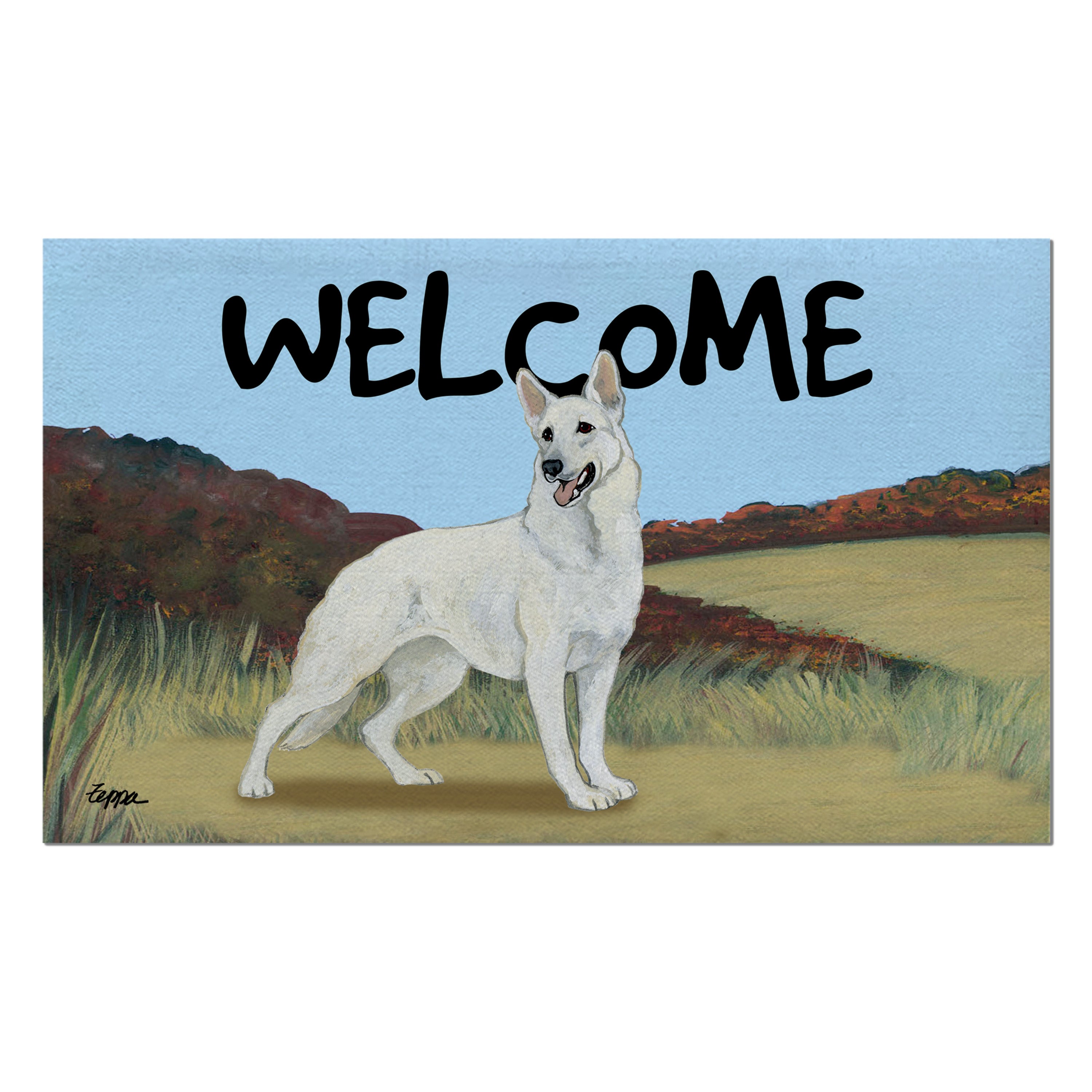 German Shepherd Welcome Mat
