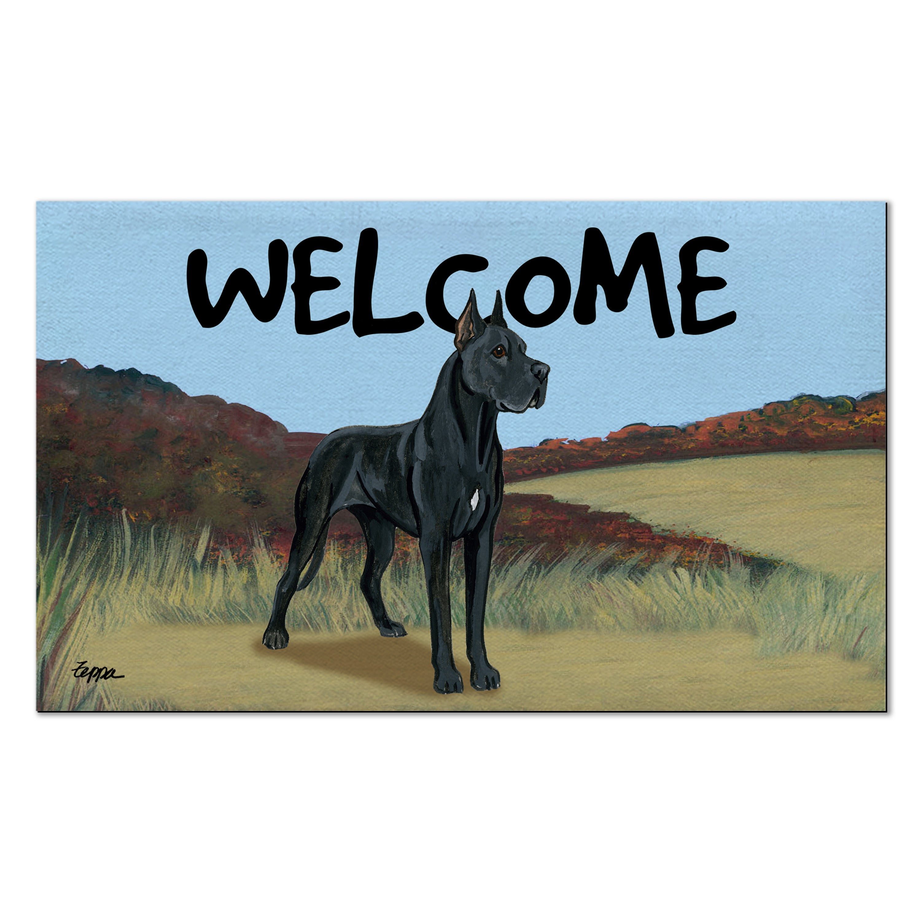 Great Dane Welcome Mat