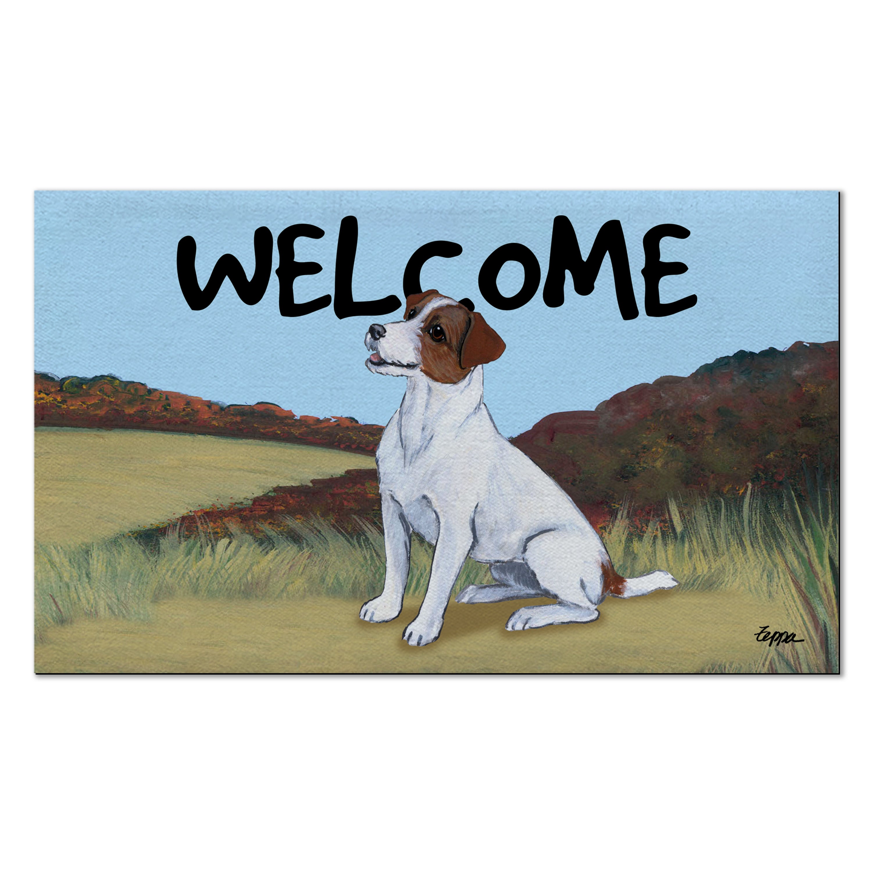 Jack Russell Terrier Welcome Mat