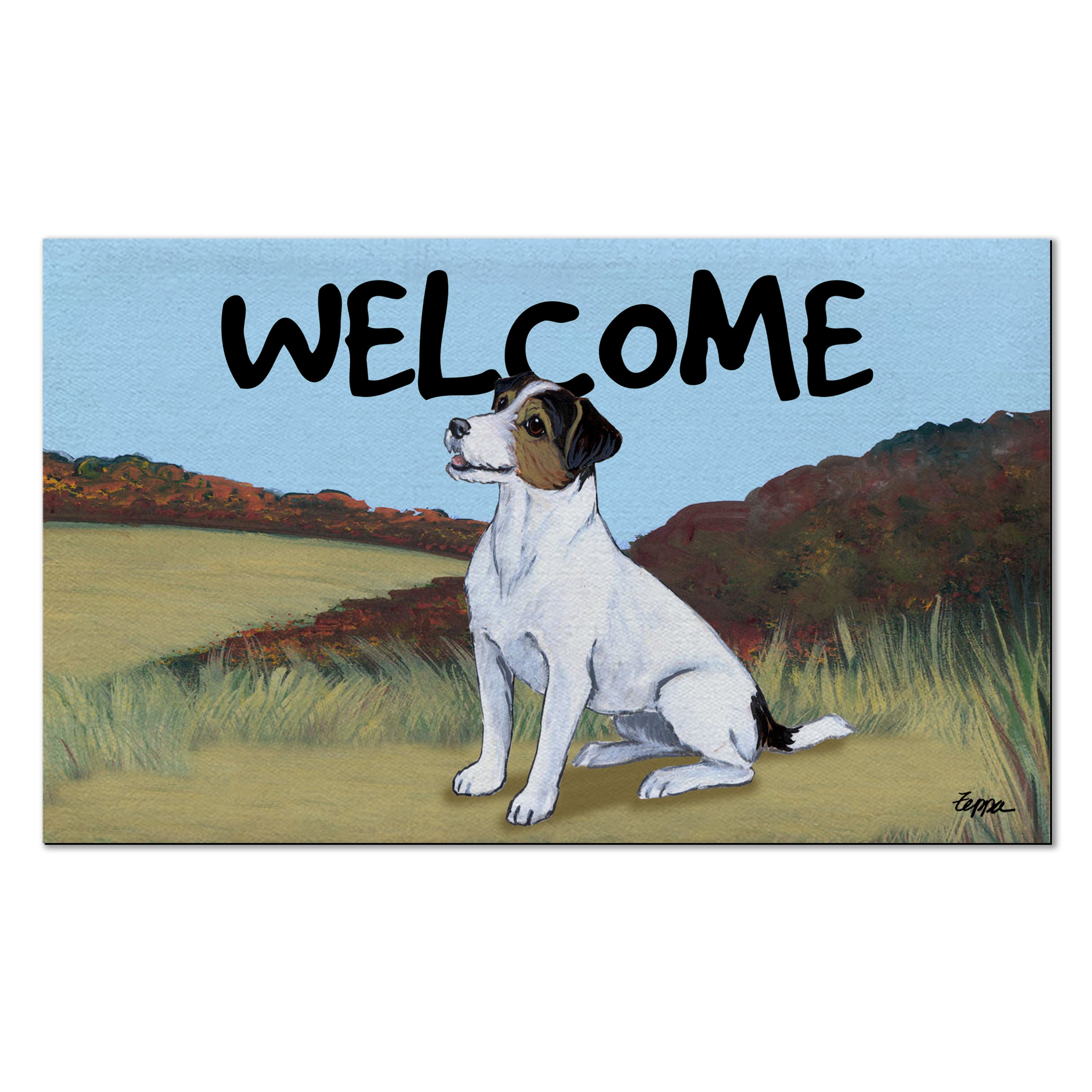 Jack Russell Terrier Welcome Mat