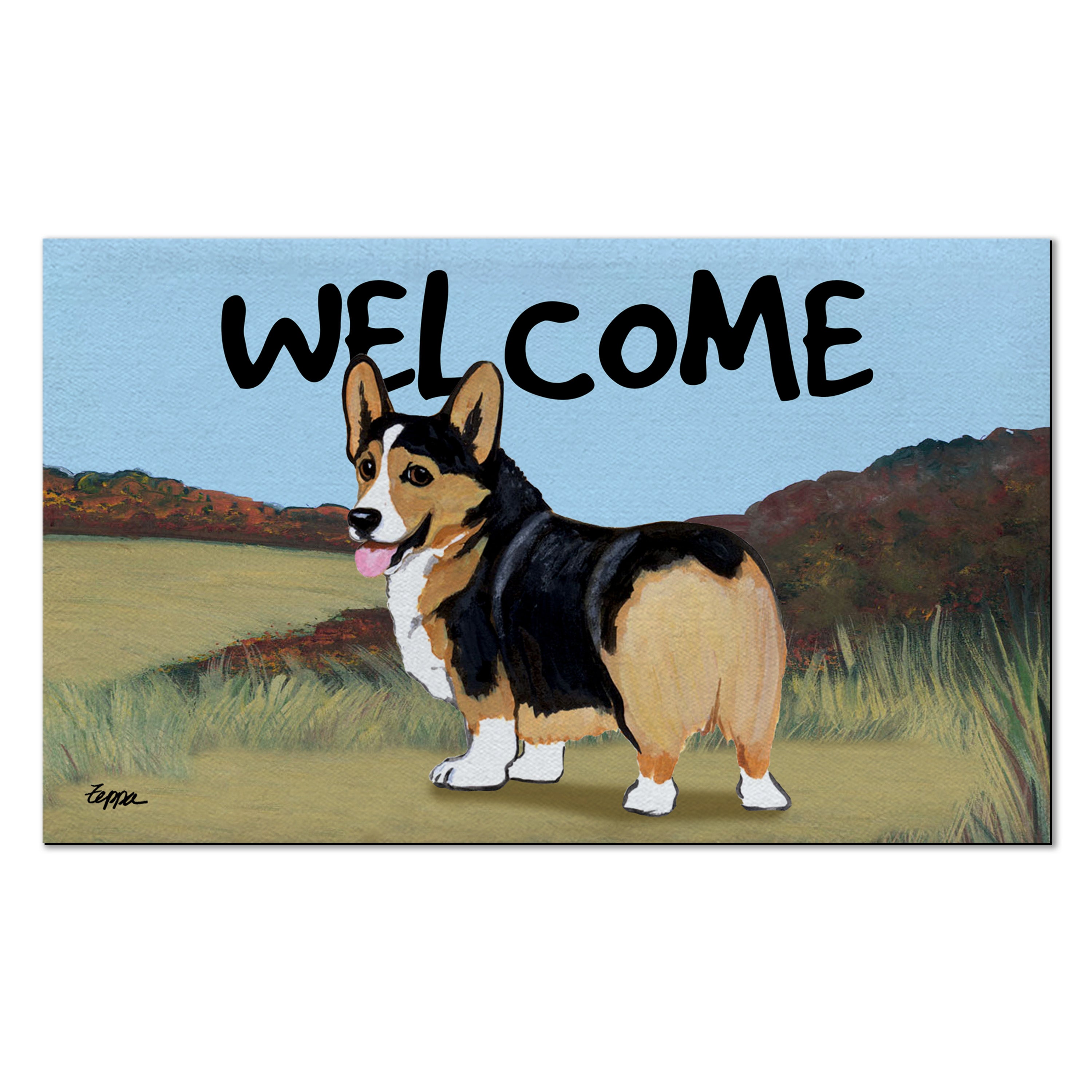 Welsh Corgi Pembroke Welcome Mat