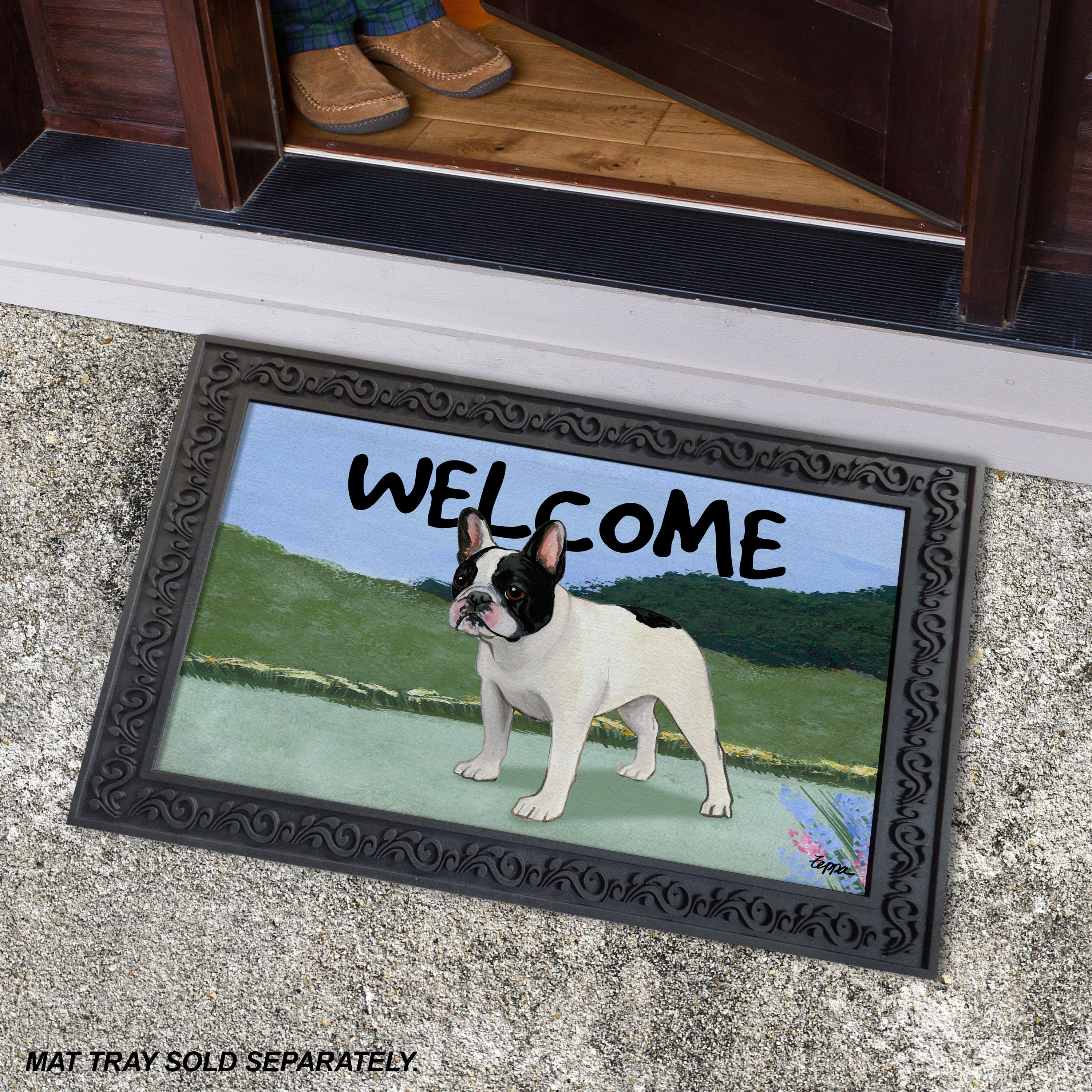 French Bulldog Welcome Mat