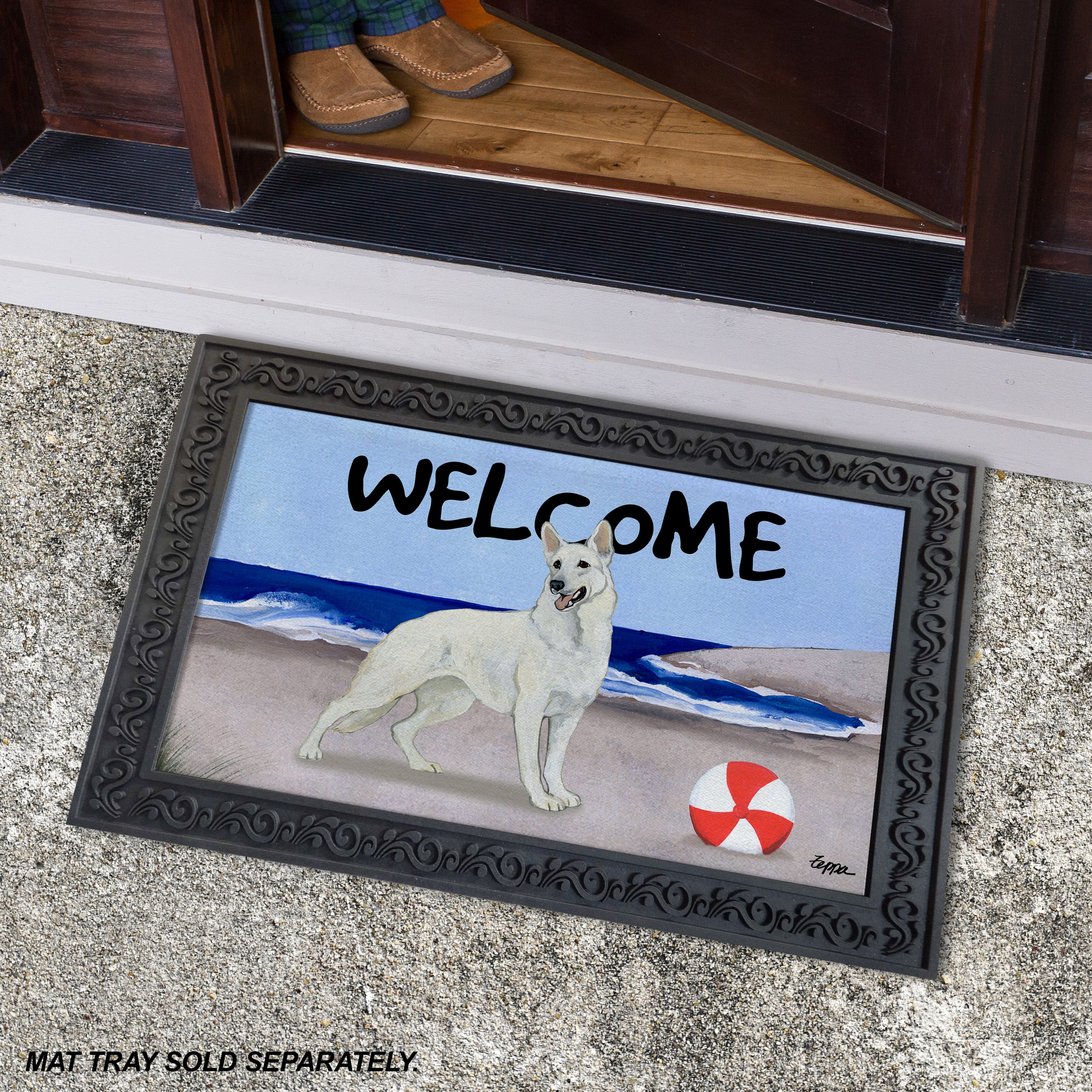 German Shepherd Welcome Mat