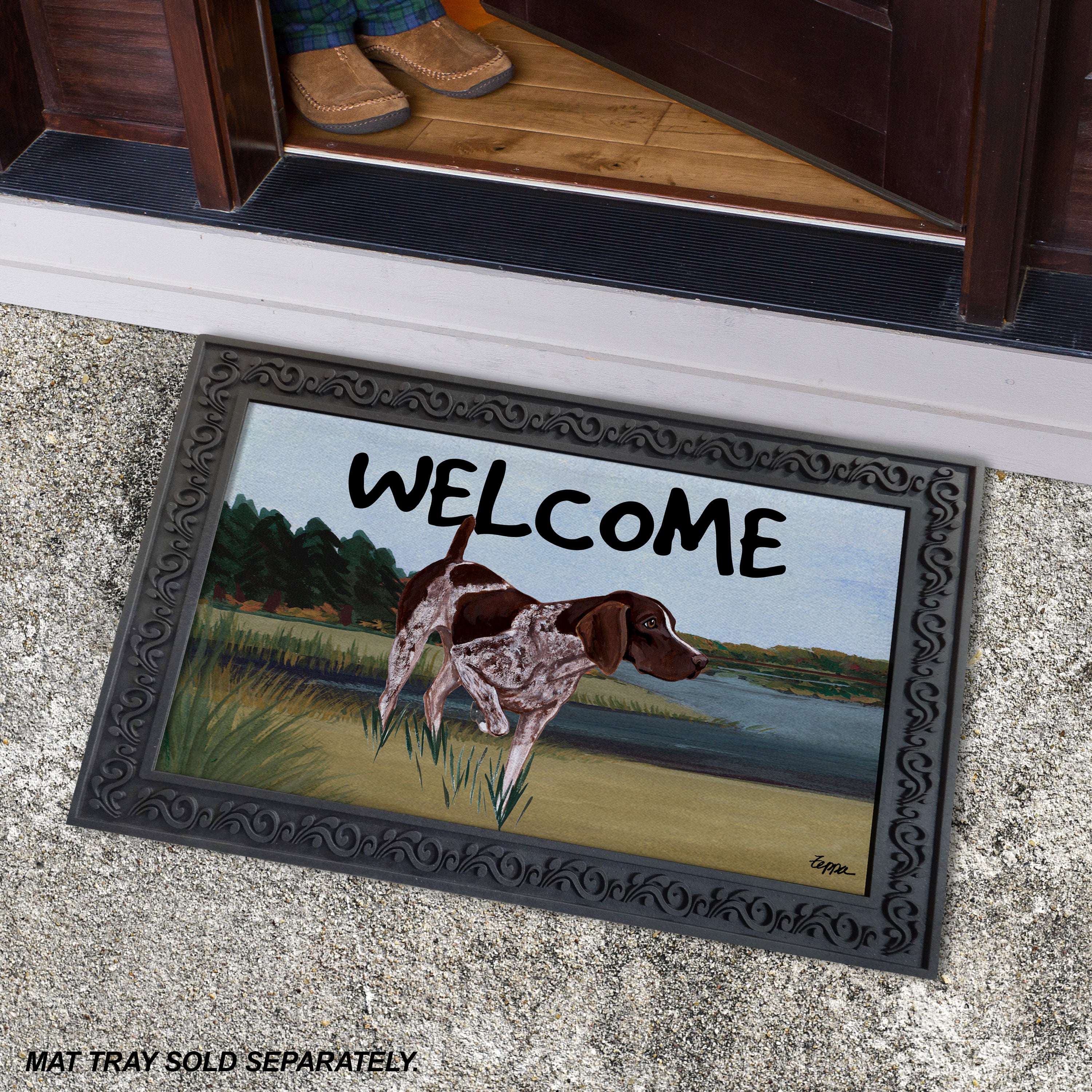 German Pointer Welcome Mat