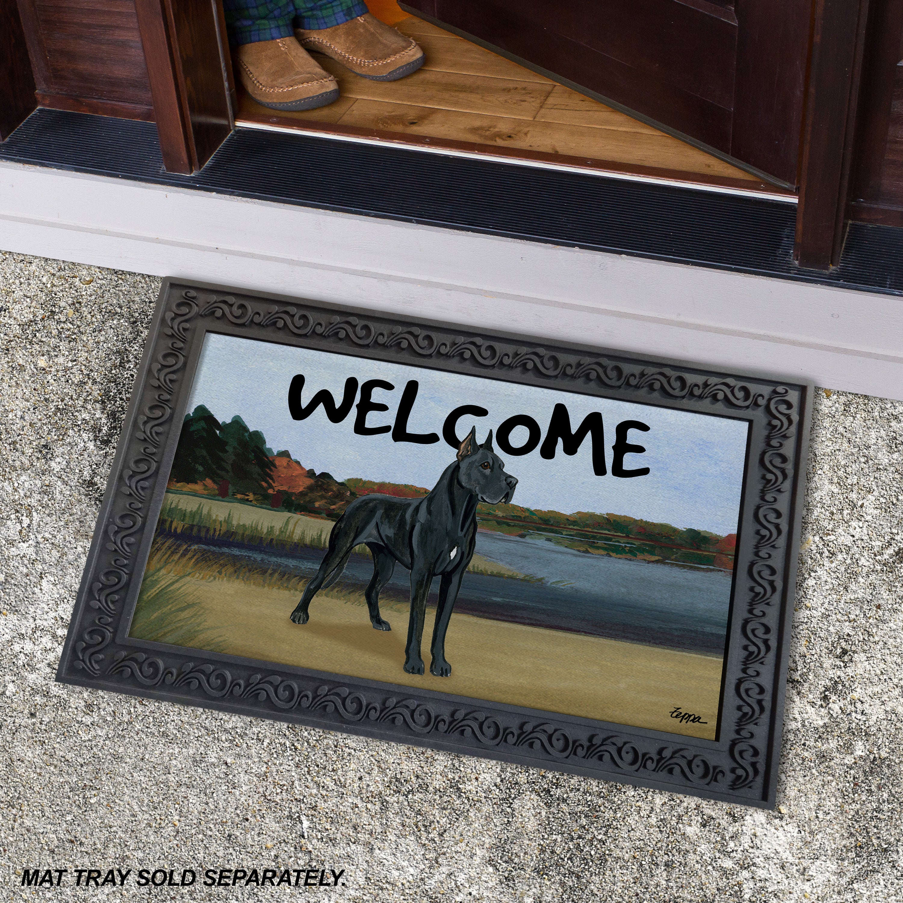 Great Dane Welcome Mat