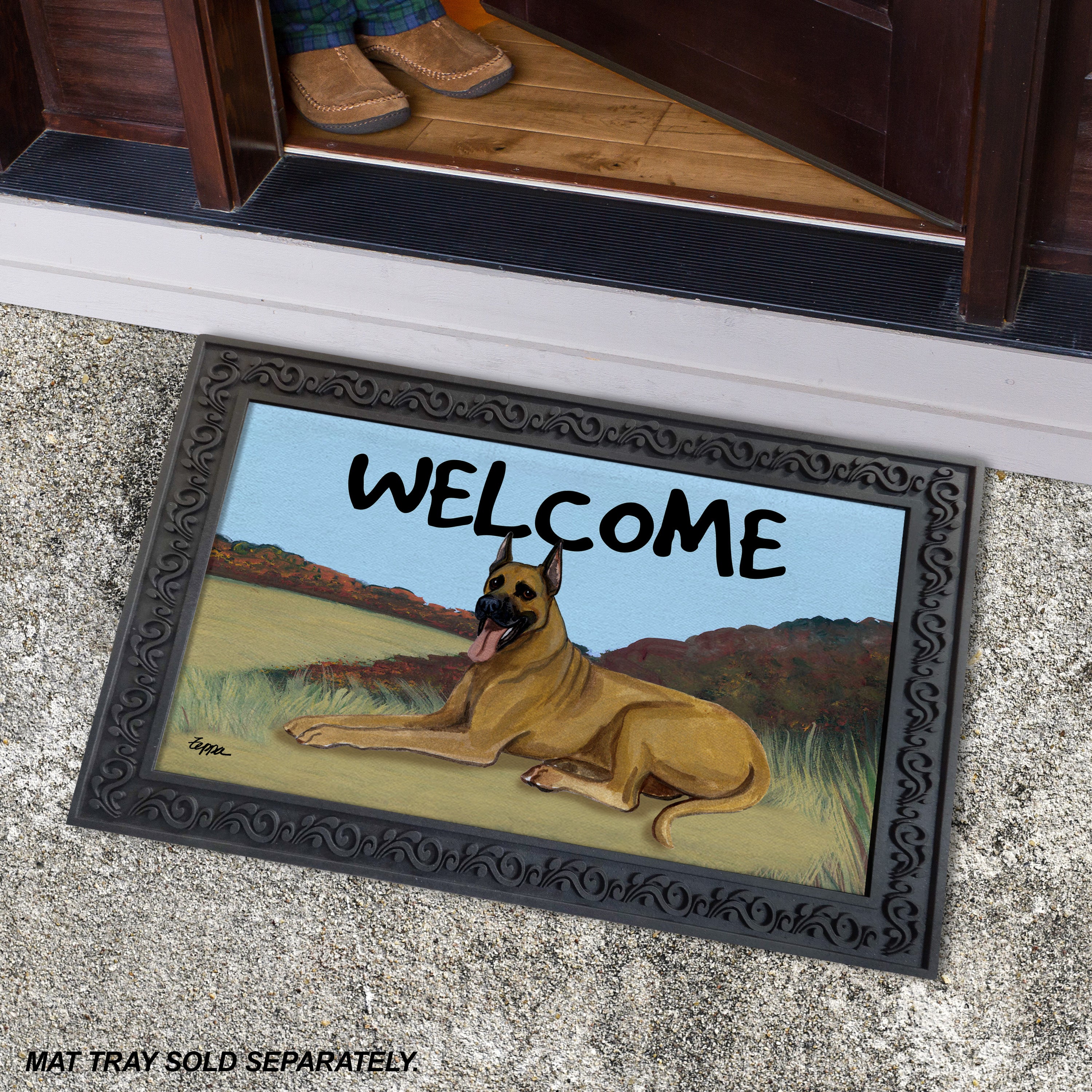 Great Dane Welcome Mat