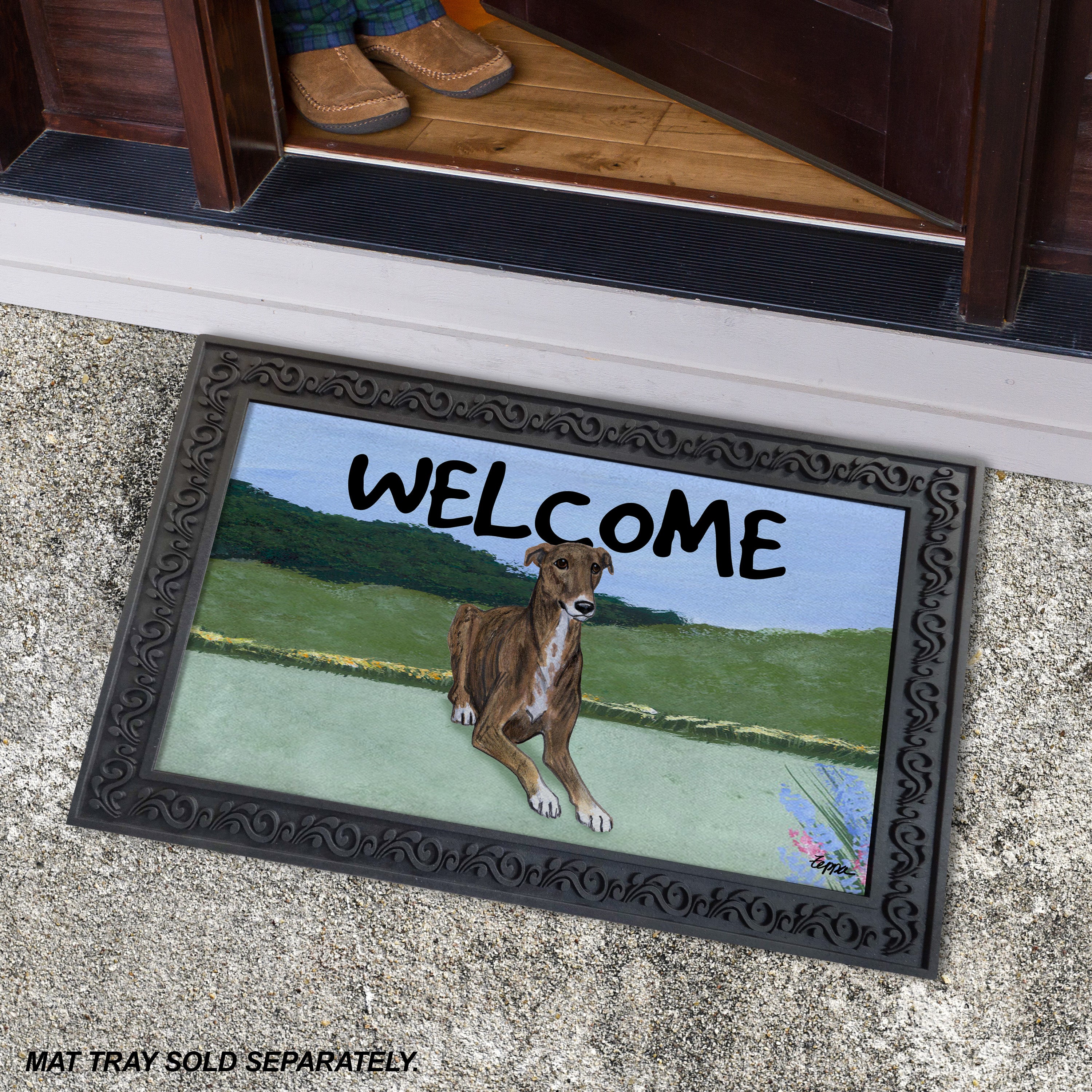 Greyhound Welcome Mat