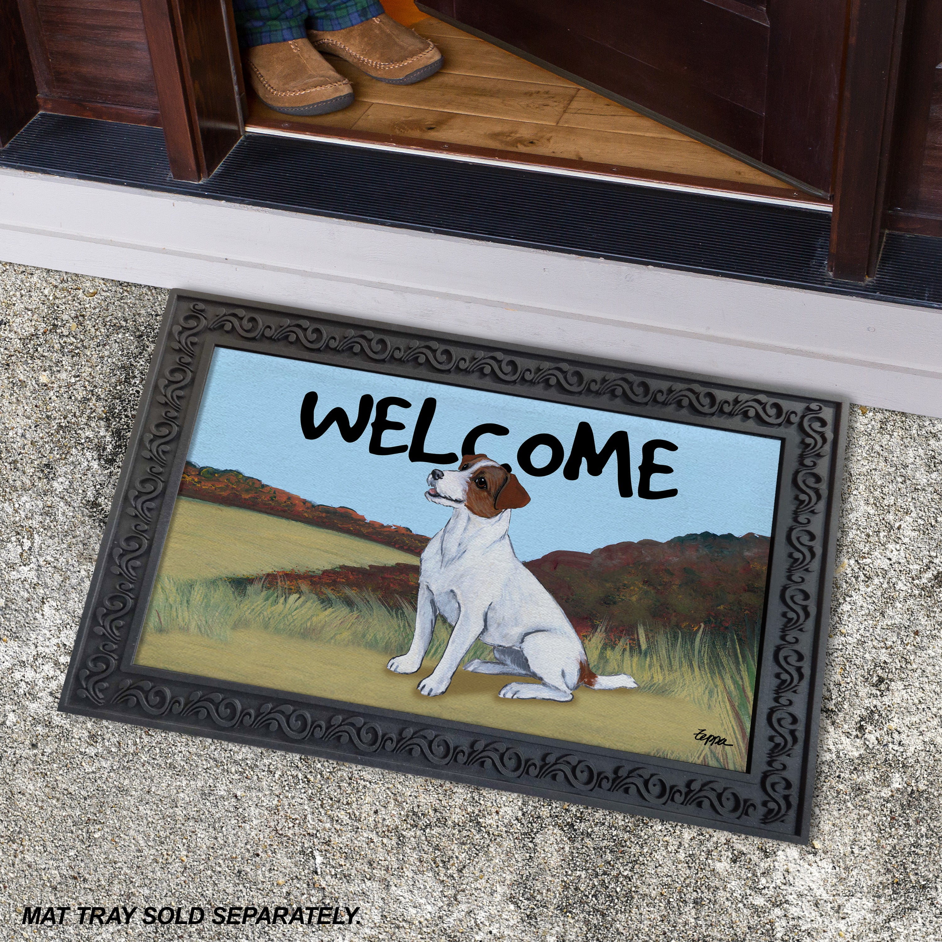 Jack Russell Terrier Welcome Mat