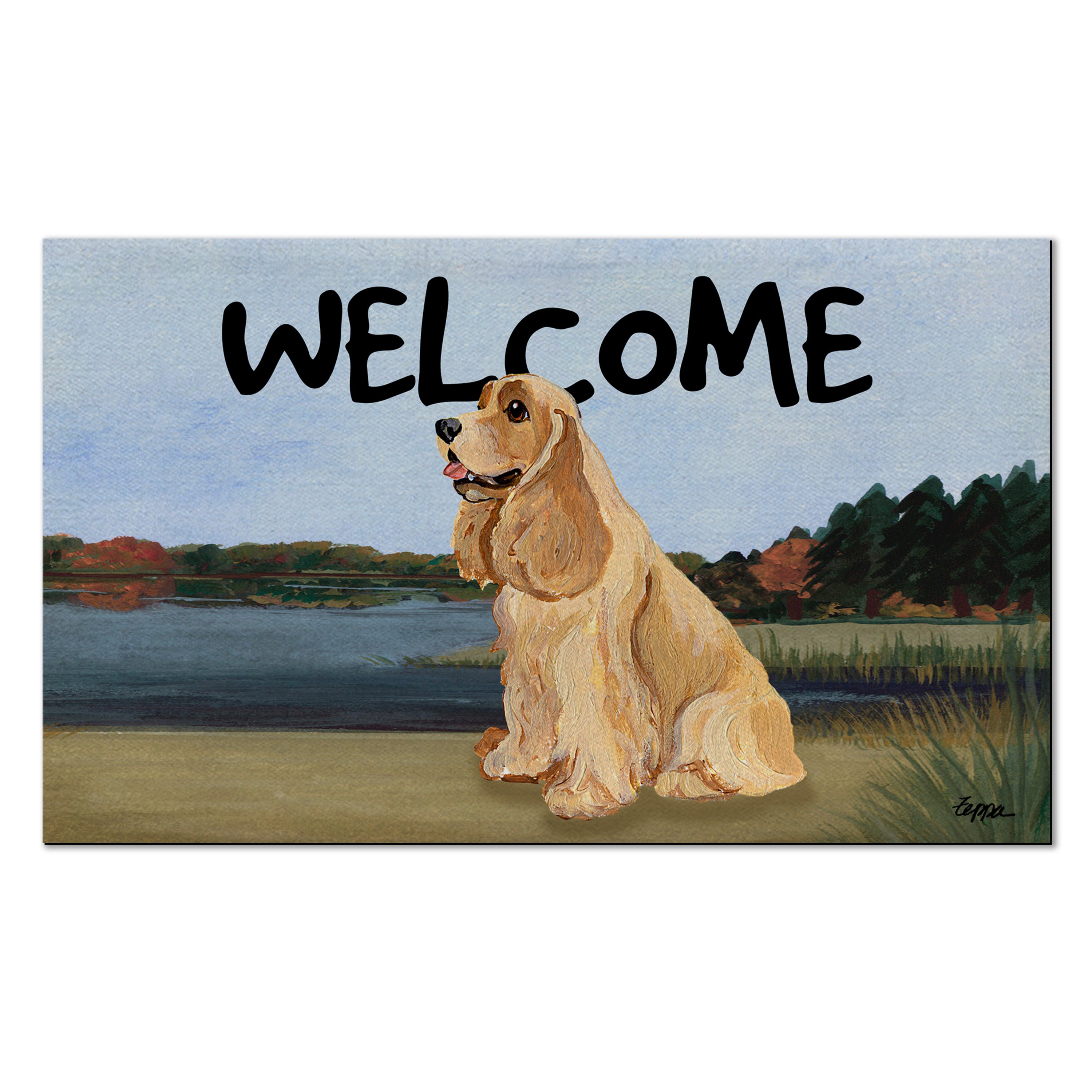 American Cocker Spaniel Welcome Mat