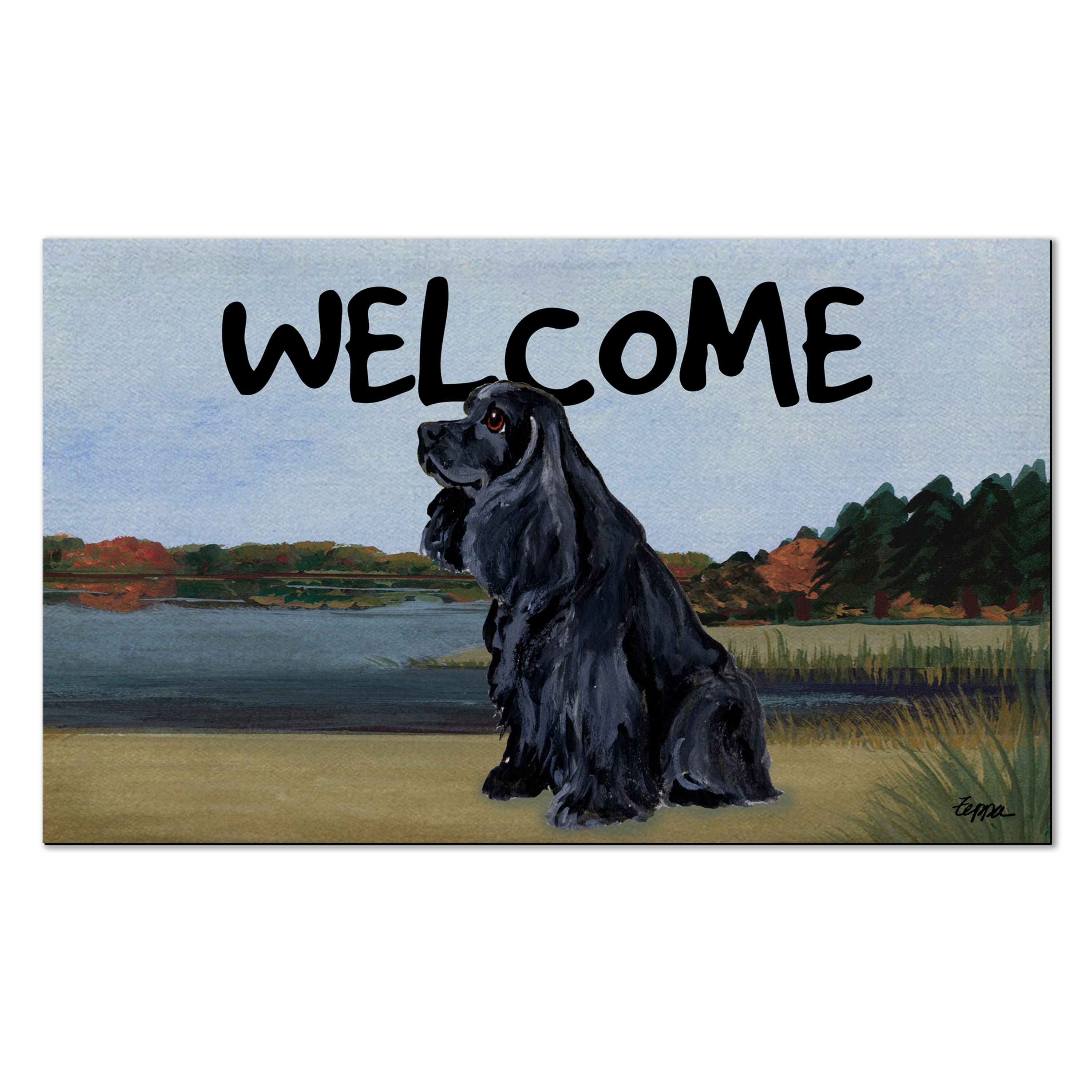 American Cocker Spaniel Welcome Mat