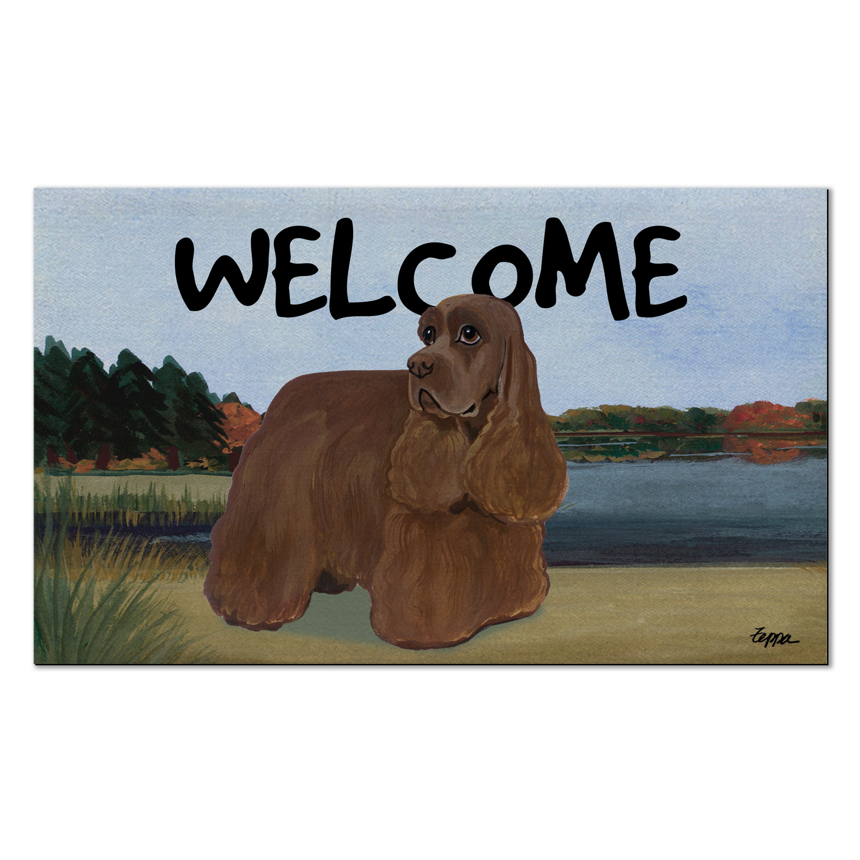 American Cocker Spaniel Welcome Mat