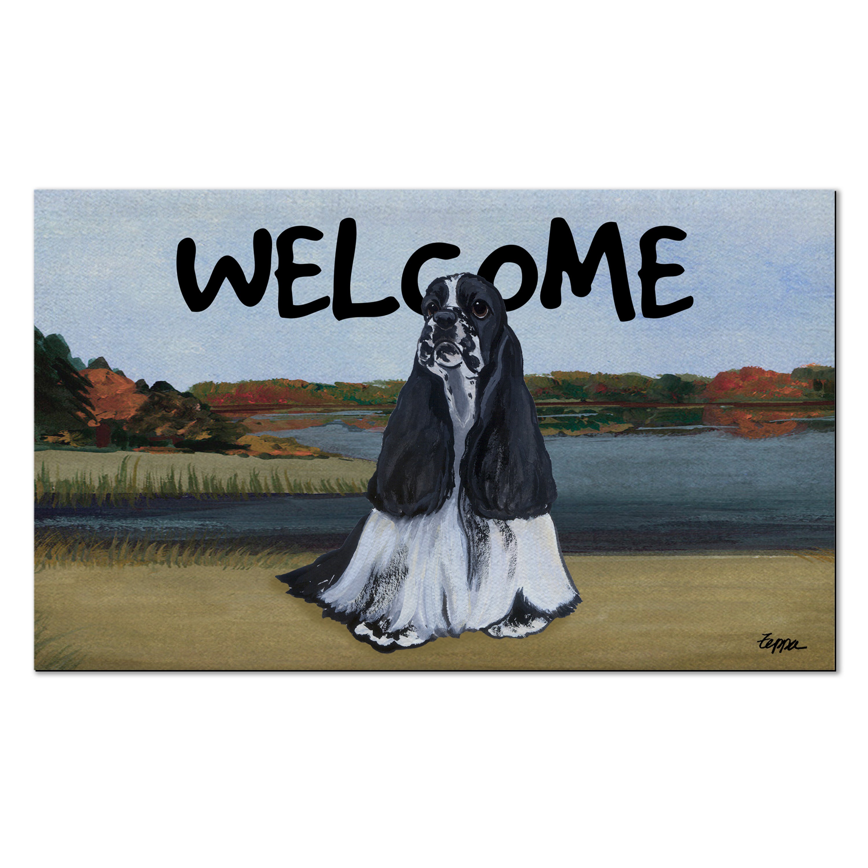 American Cocker Spaniel Welcome Mat