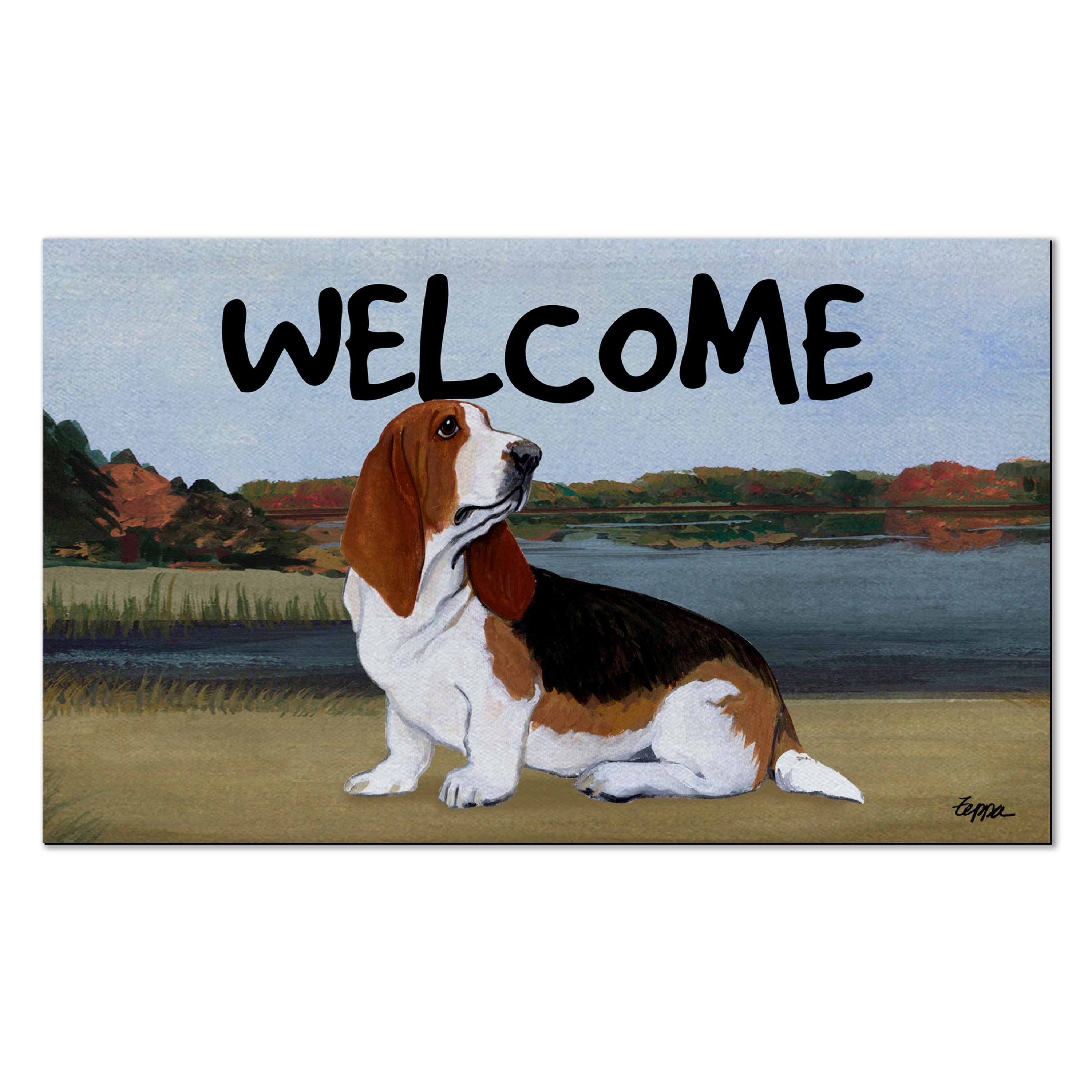 Basset Hound      Welcome Mat